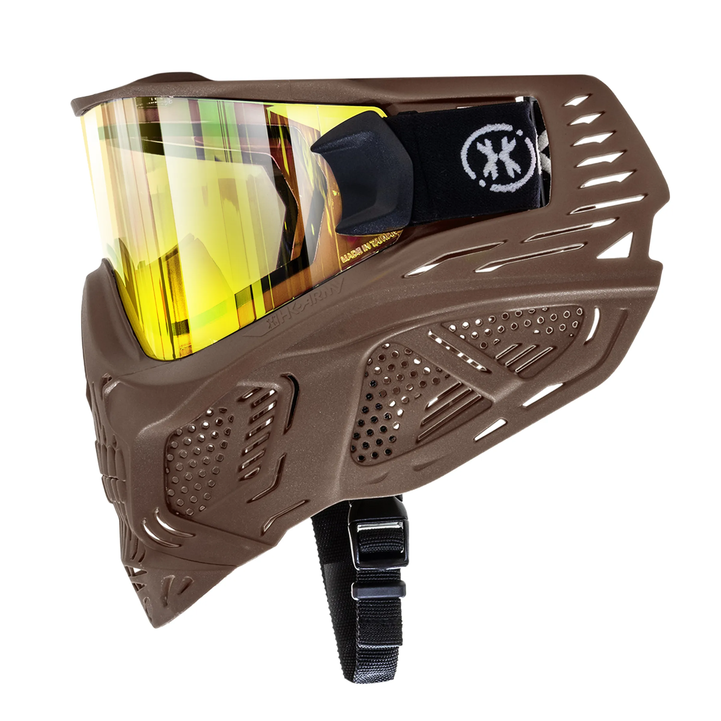 HSTL Skull Goggle Sandman - Tan w/ Gold Lens