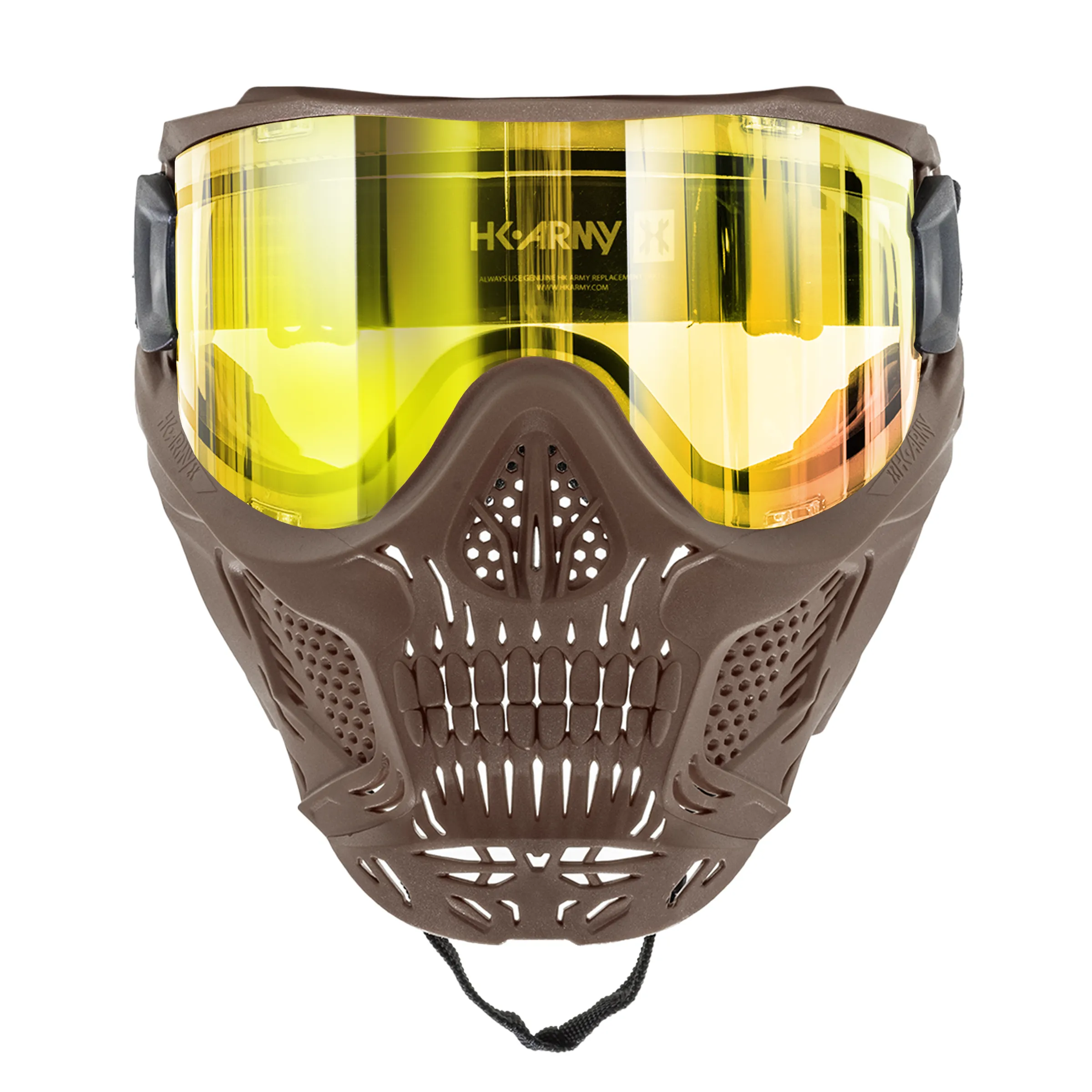 HSTL Skull Goggle Sandman - Tan w/ Gold Lens