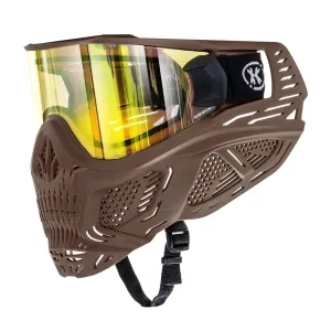 HSTL Skull Goggle Sandman - Tan w/ Gold Lens