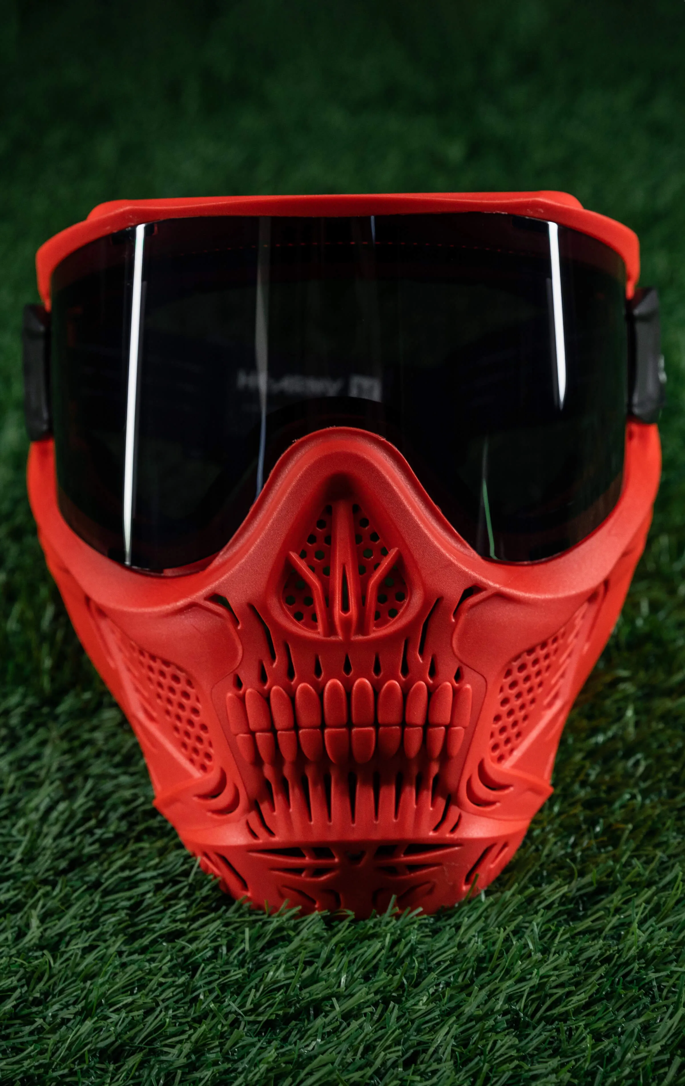 HSTL Skull Goggle Sinner - Red w/ Smoke Lens