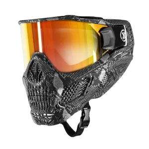 HSTL Skull Goggle Snake Grey w/ Fire Lens