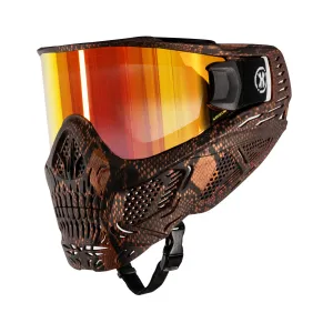 HSTL Skull Goggle Snake Red w/ Fire Lens