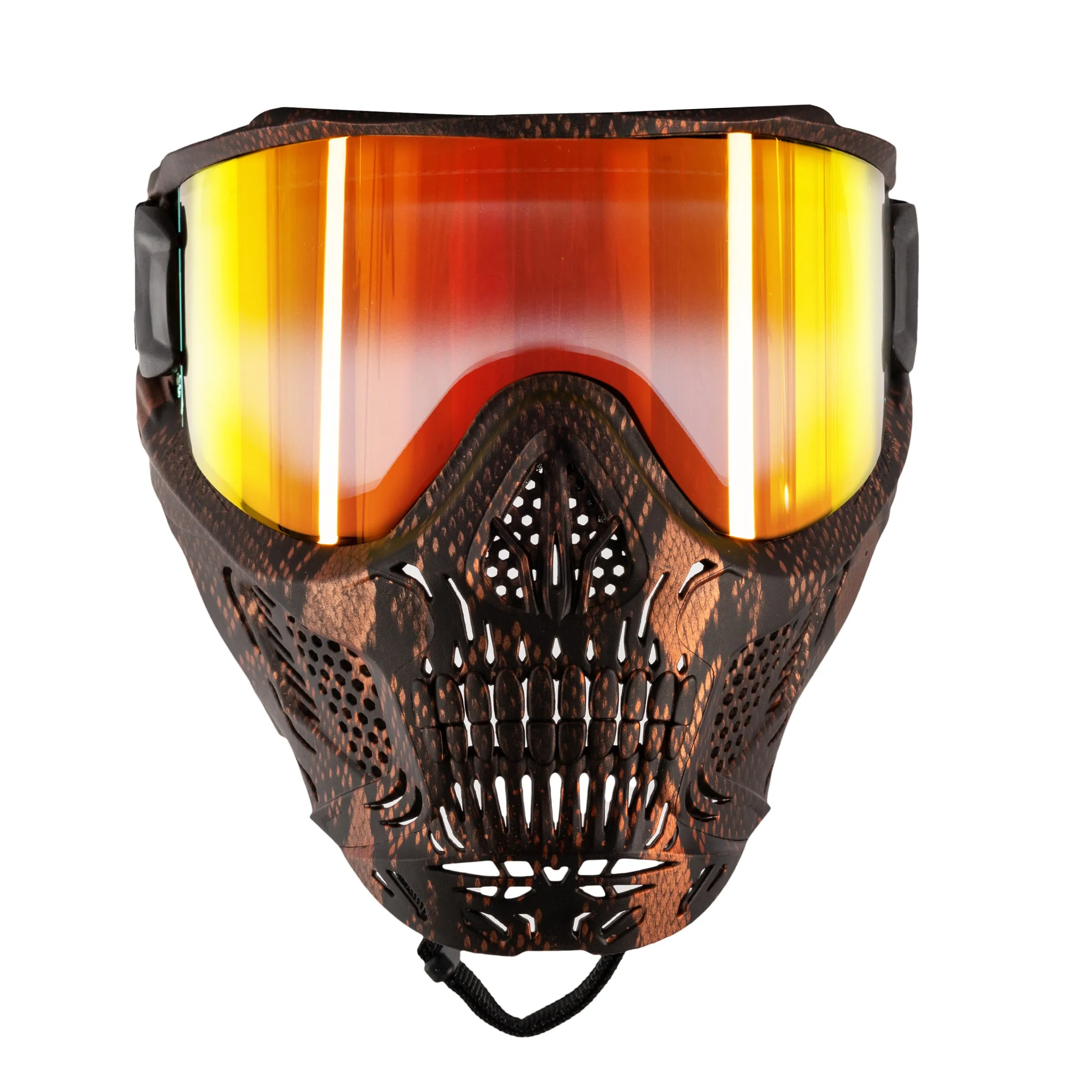 HSTL Skull Goggle Snake Red w/ Fire Lens
