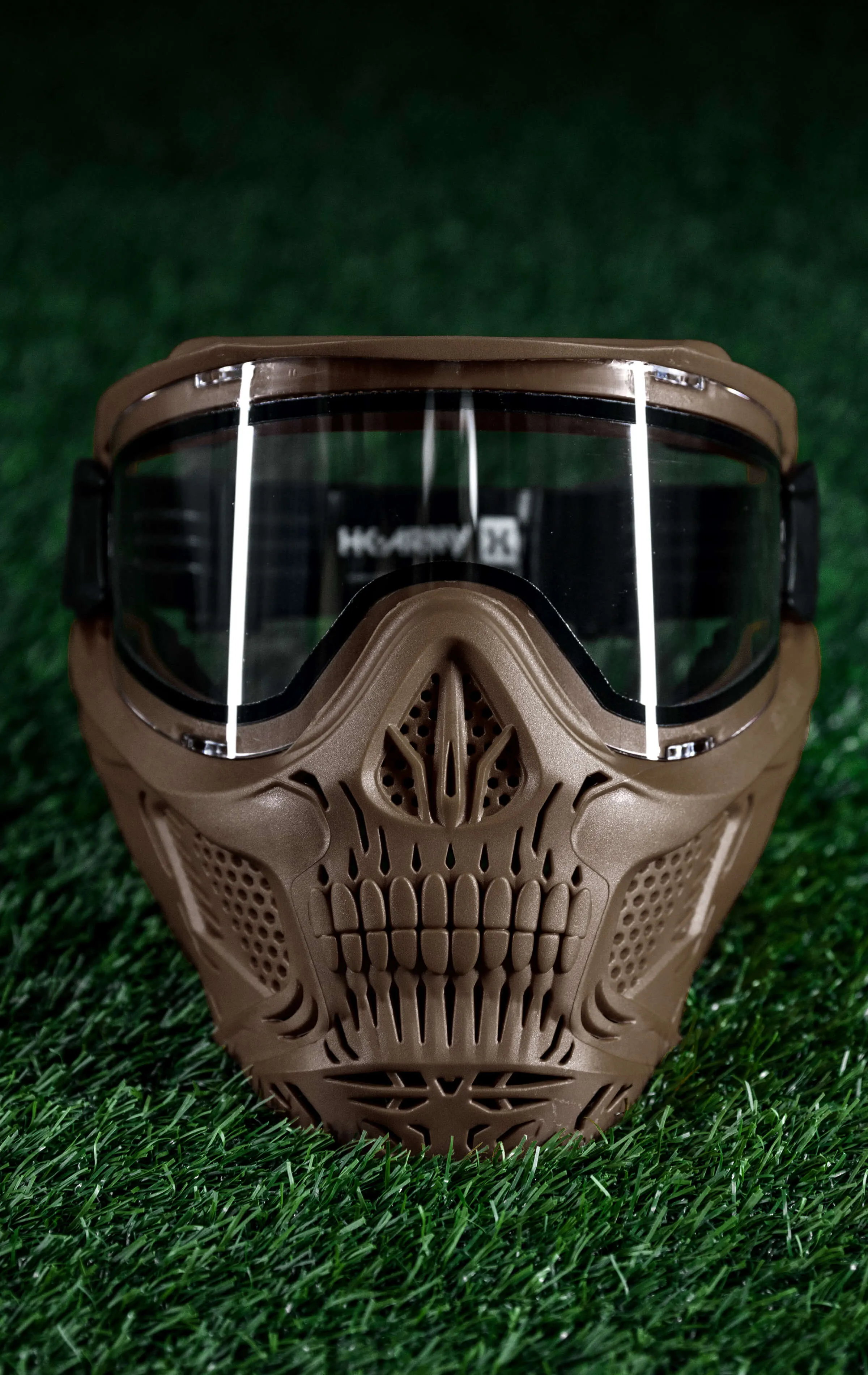 HSTL Skull Goggle - Tan w/ Clear Lens