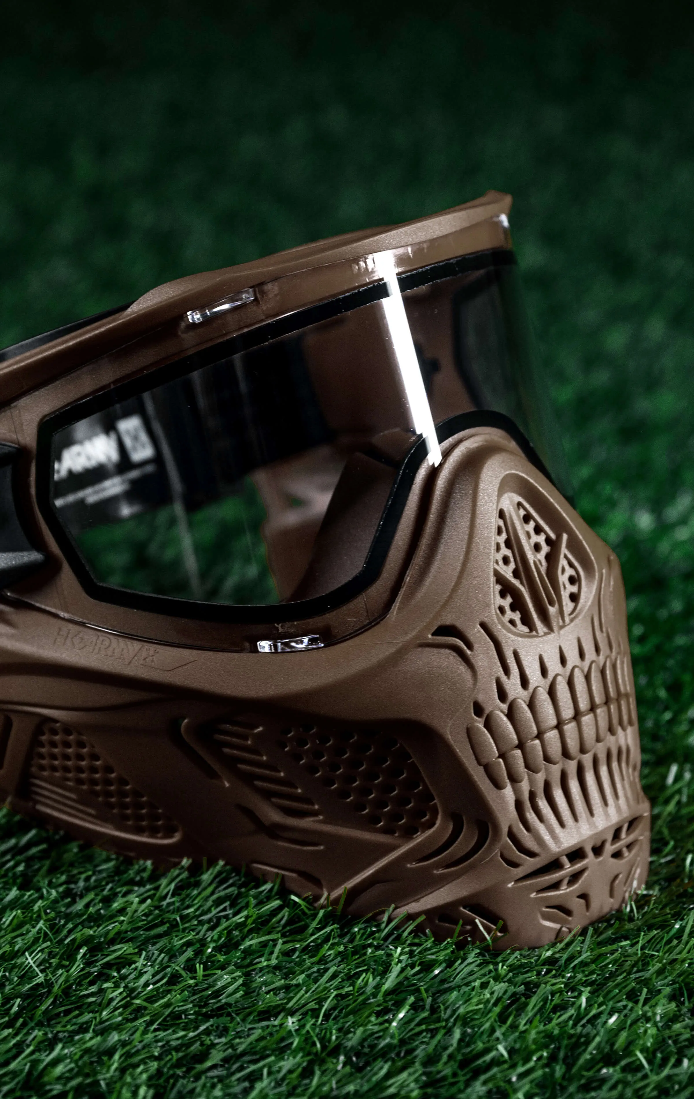 HSTL Skull Goggle - Tan w/ Clear Lens