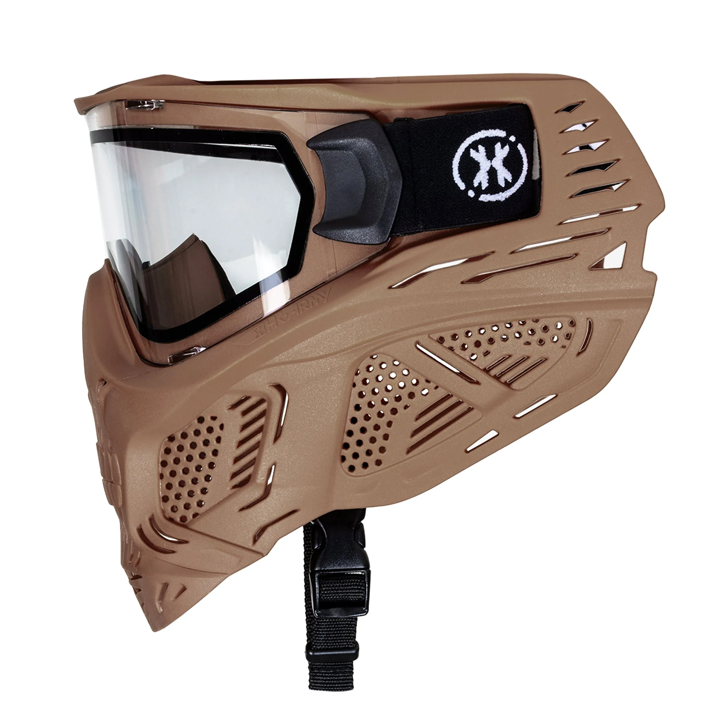 HSTL Skull Goggle - Tan w/ Clear Lens