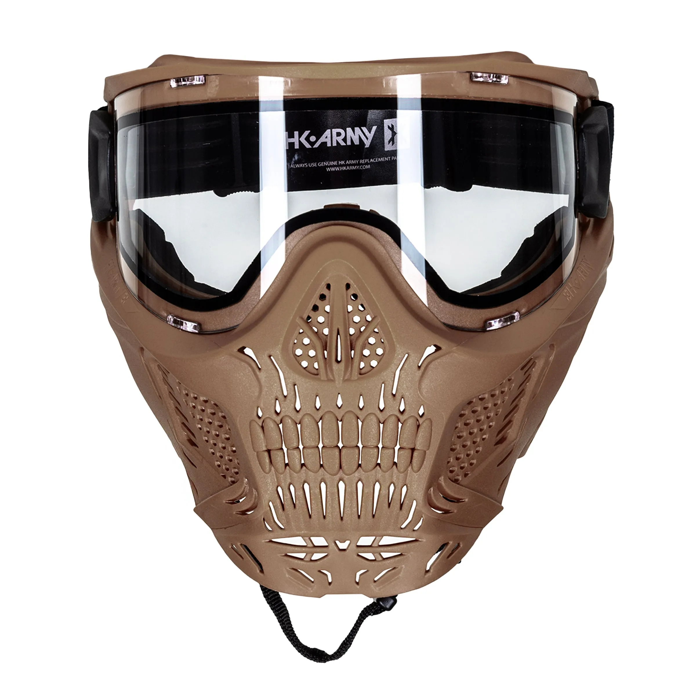HSTL Skull Goggle - Tan w/ Clear Lens