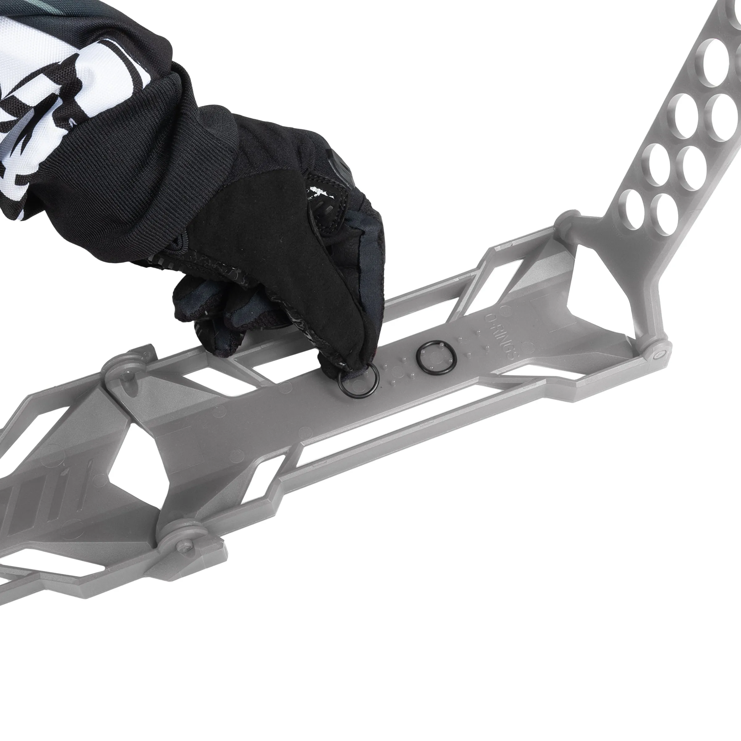 Joint Folding Gun Stand - Silver
