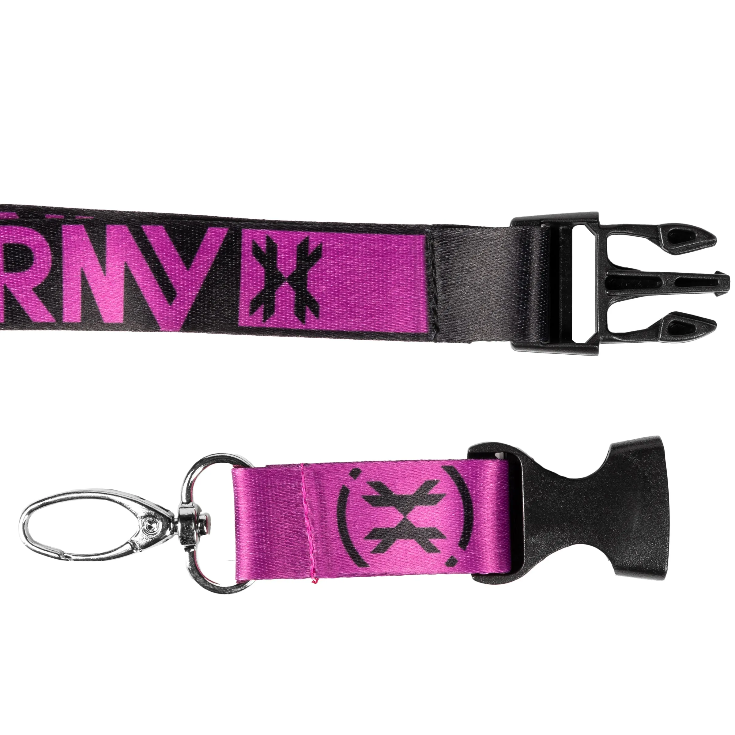 Lanyard - Skulls Purple