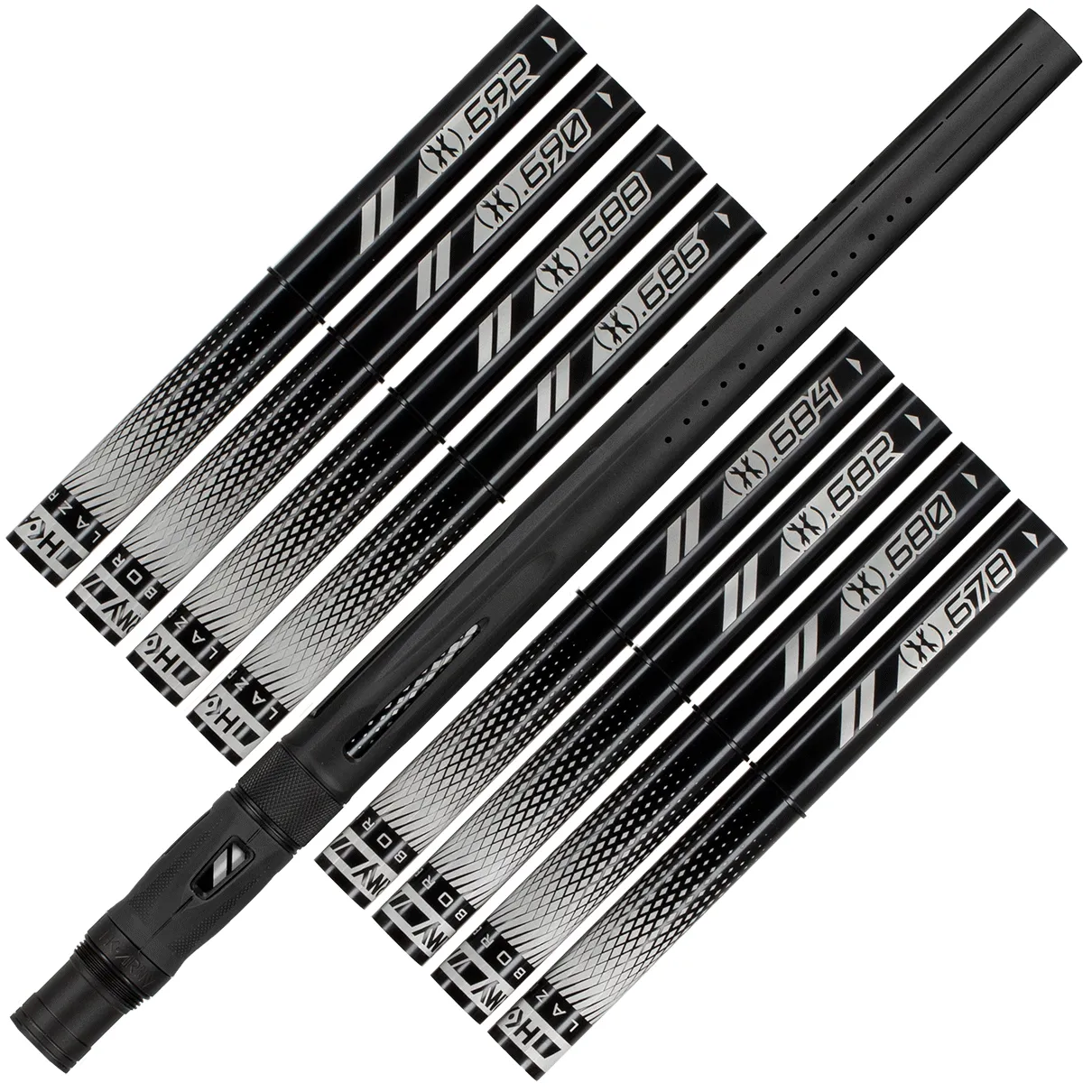 LAZR Barrel Kit - Dust Black - Black Inserts - Cocker Threads