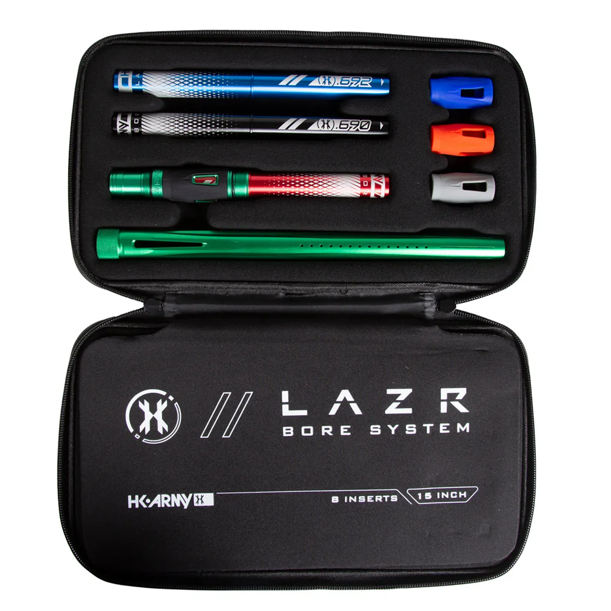 LAZR Barrel Kit - Dust Green - Colored Inserts - Cocker Threads