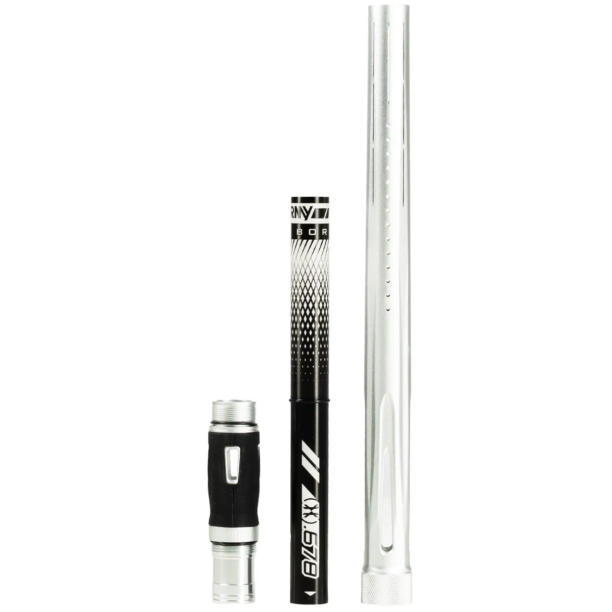 LAZR Barrel Kit - Dust Silver - Black Inserts - Cocker Threads