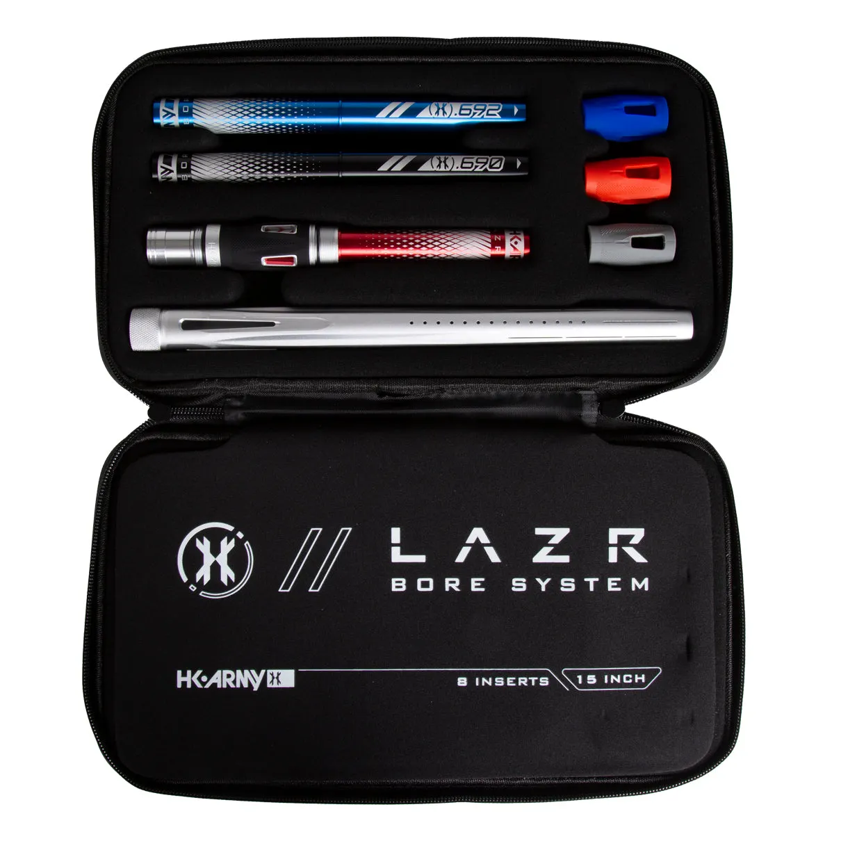 LAZR Barrel Kit - Dust Silver - Colored Inserts - Cocker Threads