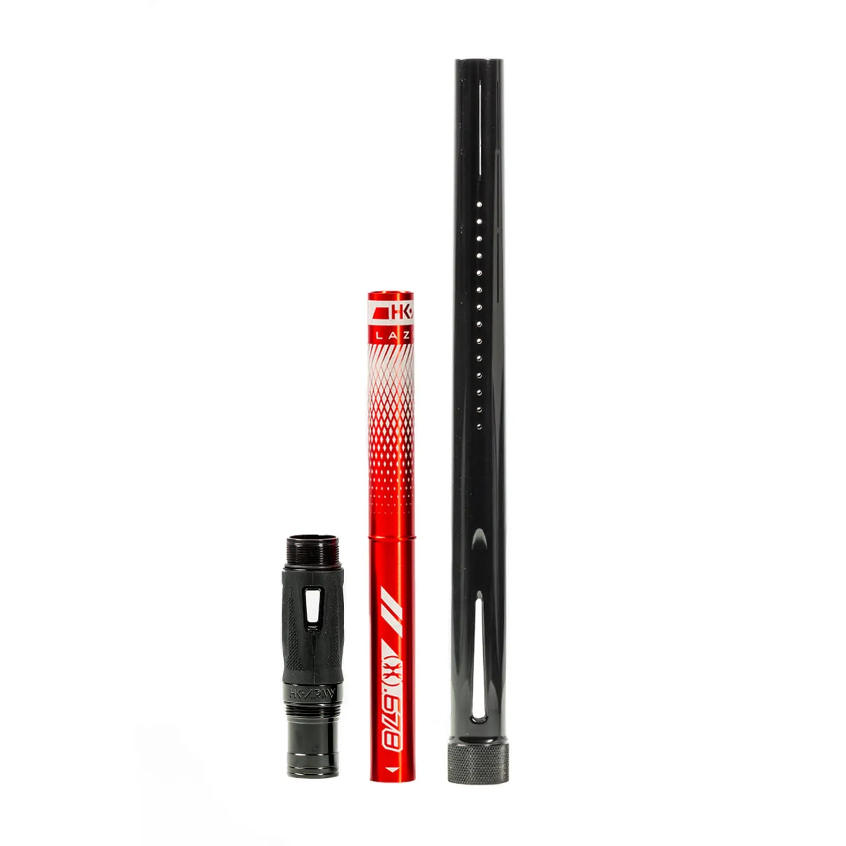 LAZR Barrel Kit - Polish Black - Colored Inserts - Cocker Threads