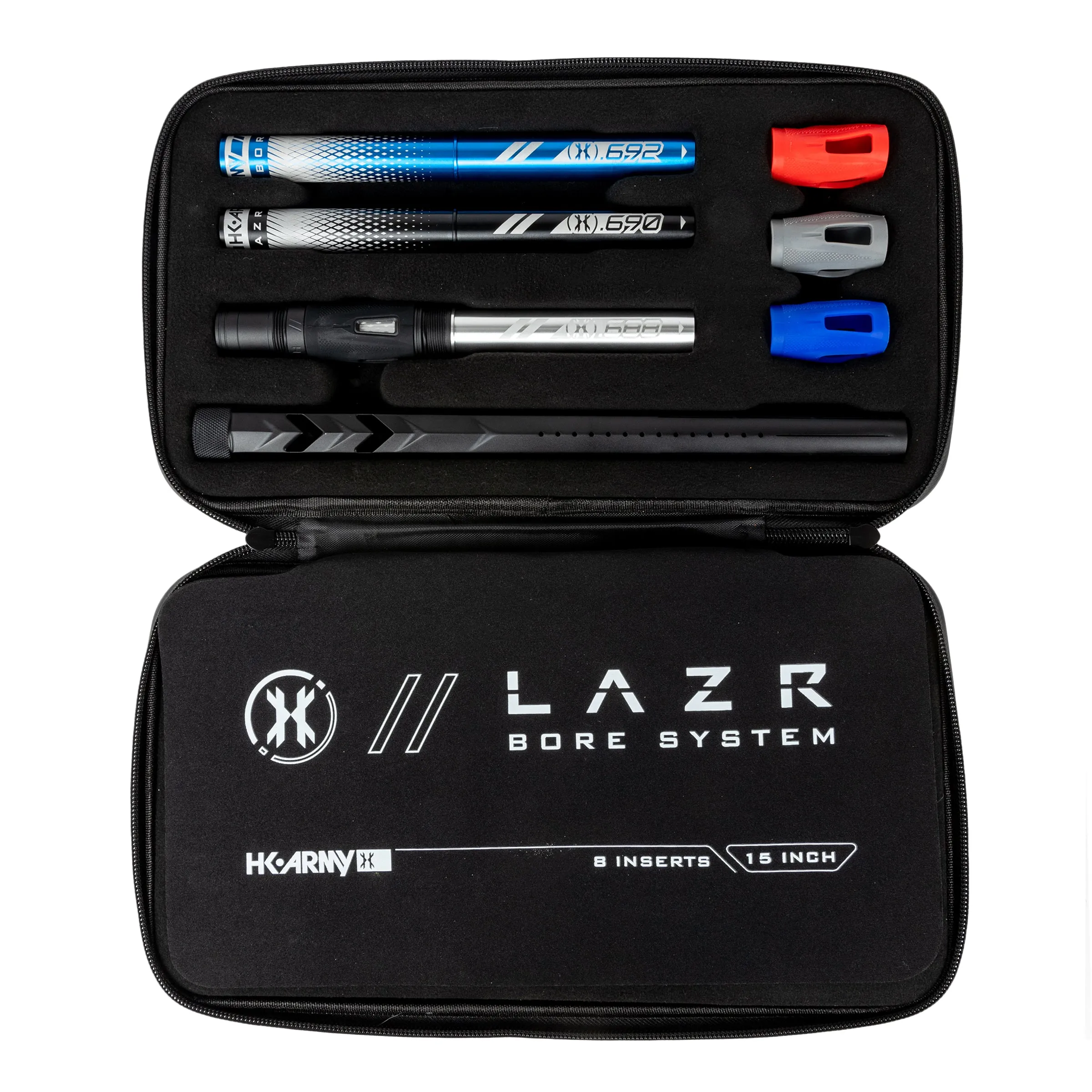 LAZR Elite Fossil Barrel Kit - 15 Dust Black - Colored Inserts- Cocker Threads