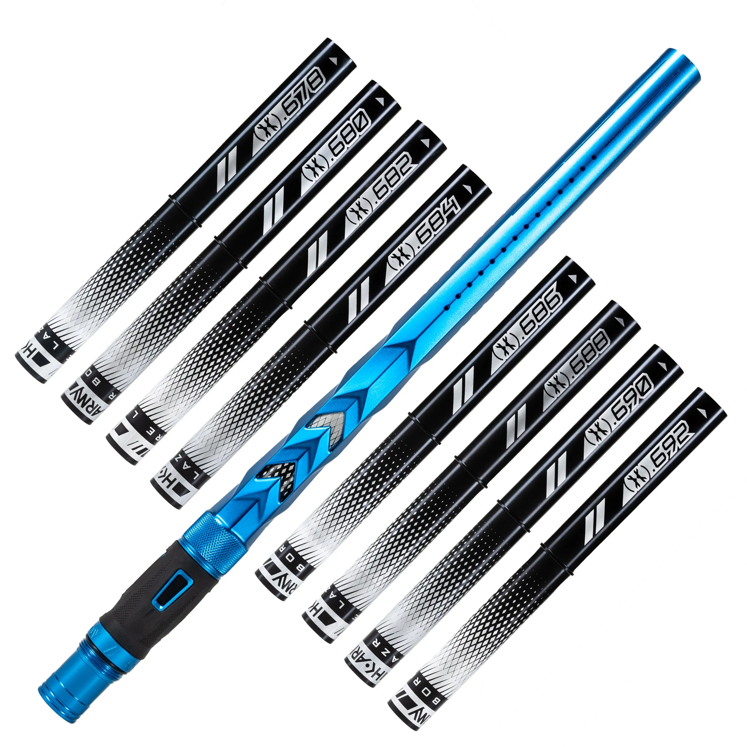 LAZR Elite Fossil Barrel Kit - 15 Dust Blue - Black Inserts - Cocker Threads
