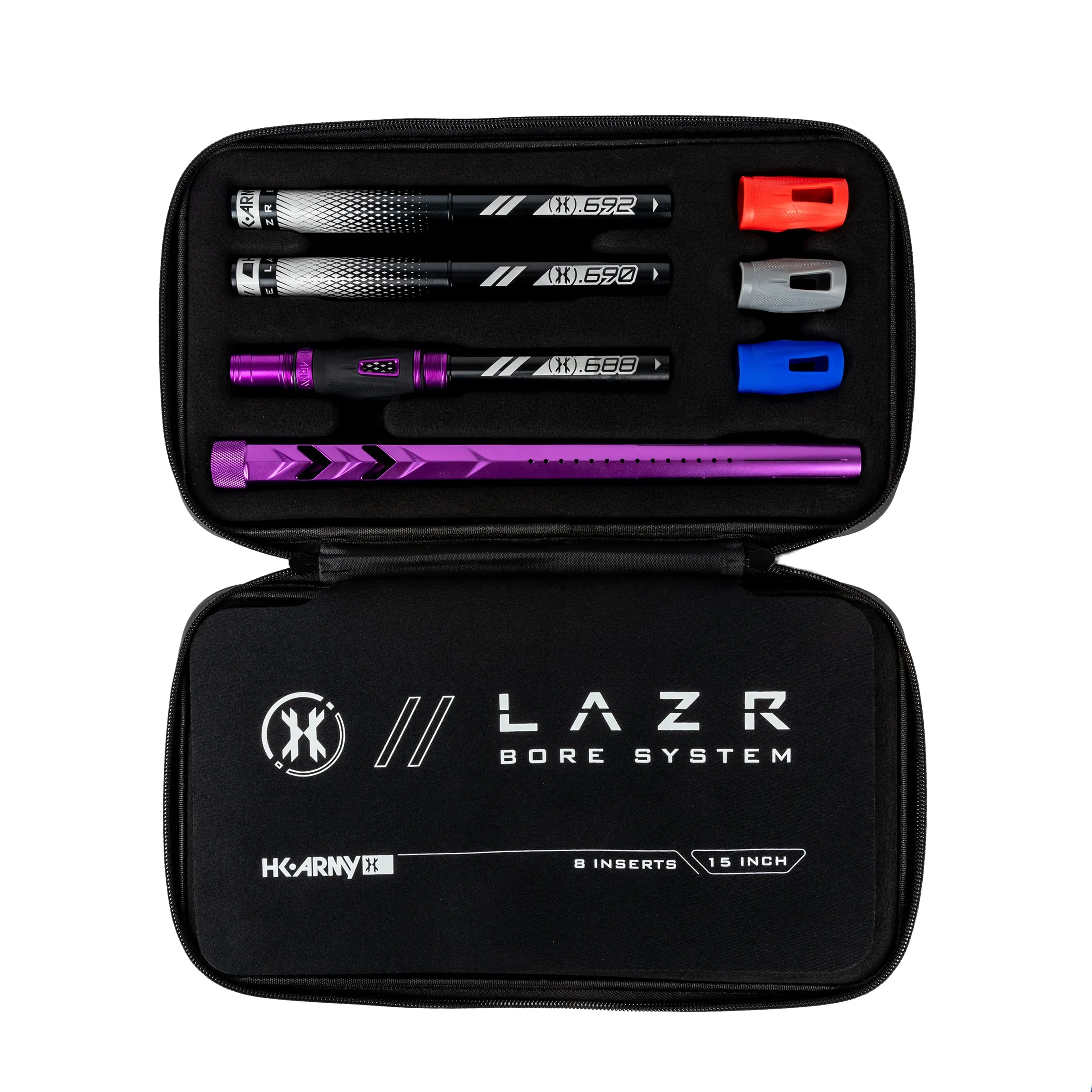 LAZR Elite Fossil Barrel Kit - 15 Dust Purple - Black Inserts - Cocker Threads