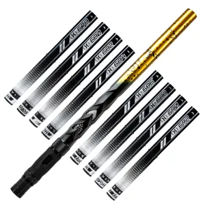 LAZR Elite Fossil Barrel Kit - 15 Gold/Black Splash - Black Inserts- Cocker Threads