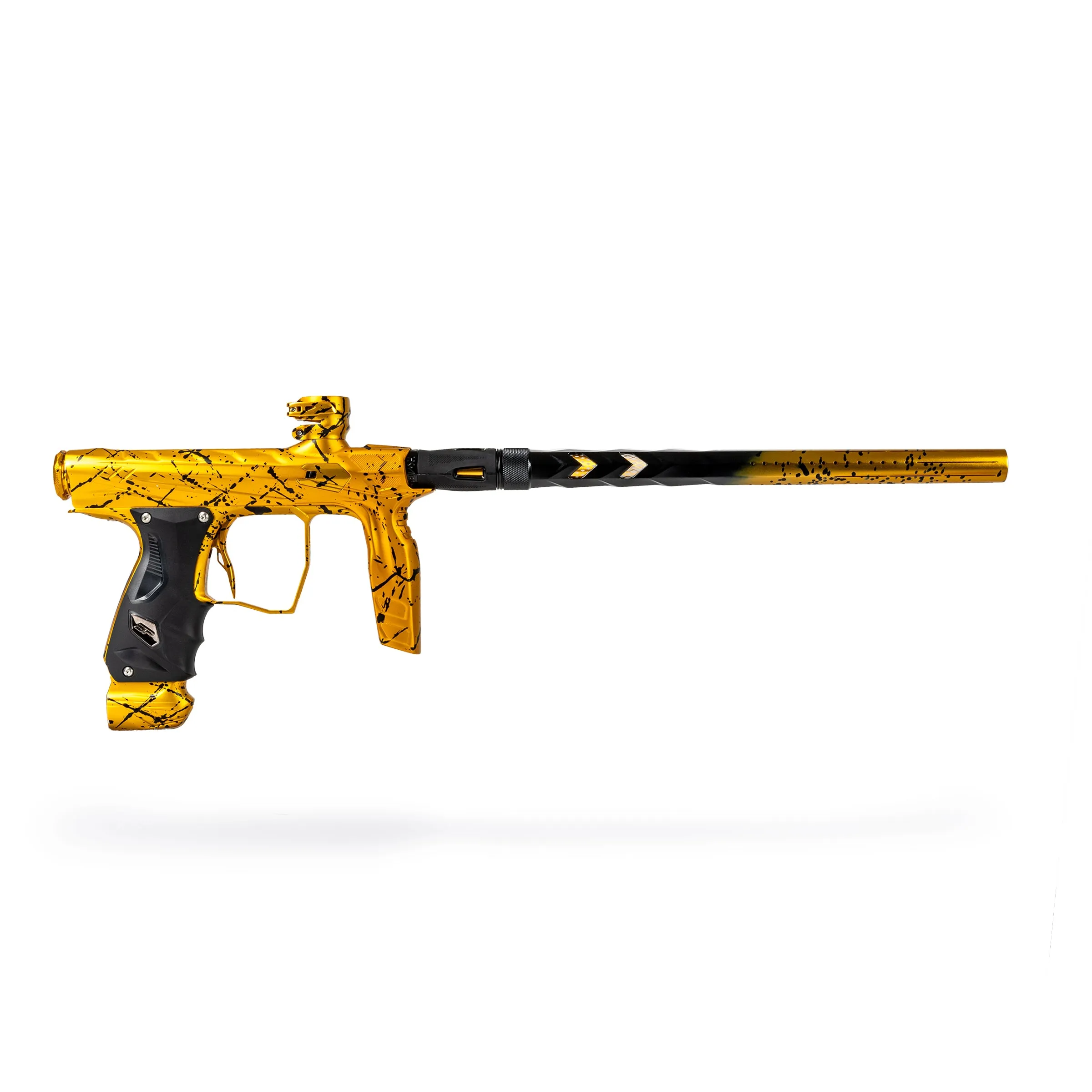 LAZR Elite Fossil Barrel Kit - 15 Gold/Black Splash - Colored Inserts - Cocker Threads