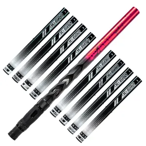 LAZR Elite Fossil Barrel Kit - 15 Red/Black Splash - Black Inserts- Cocker Threads