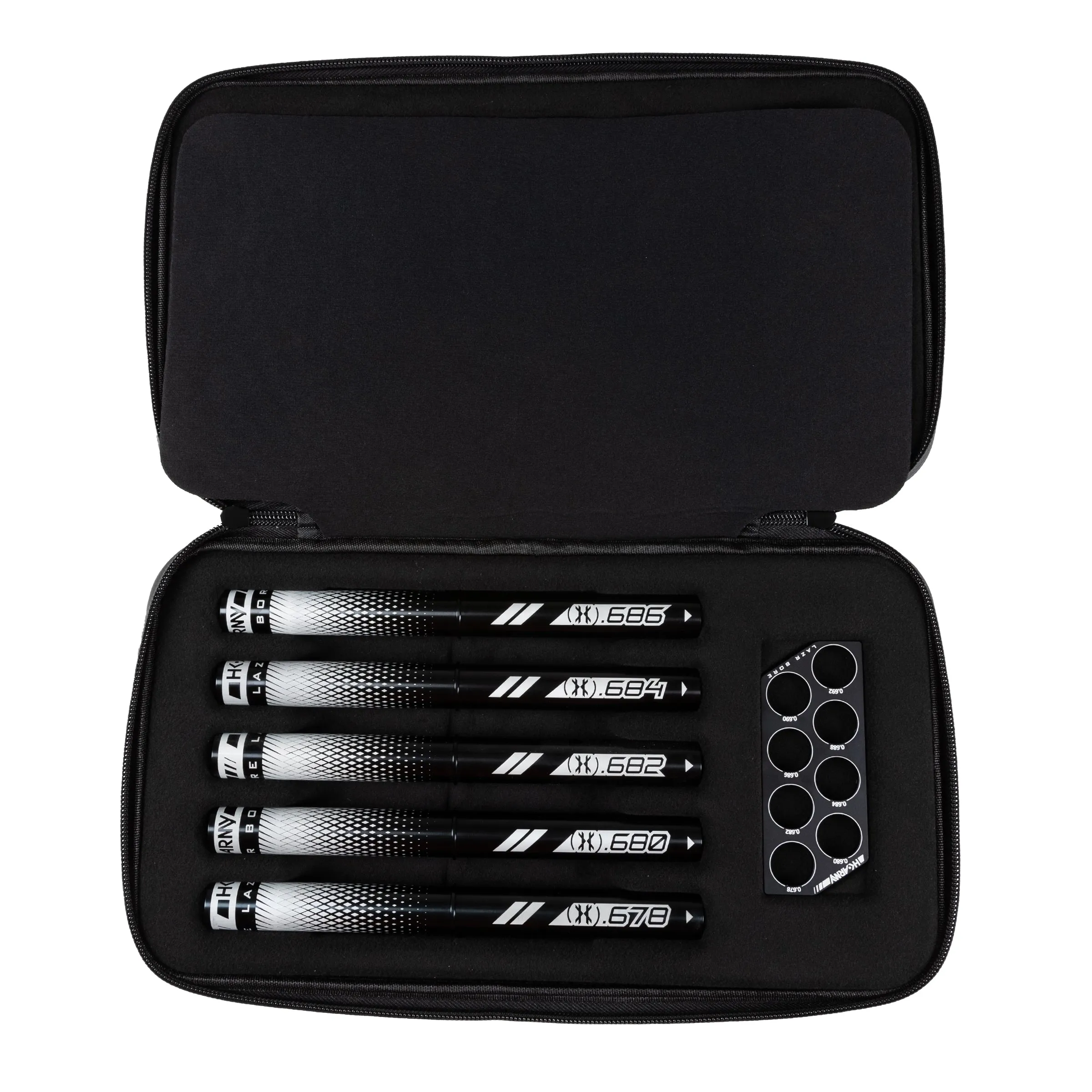 LAZR Elite Fossil Barrel Kit - 15 Red/Black Splash - Black Inserts- Cocker Threads