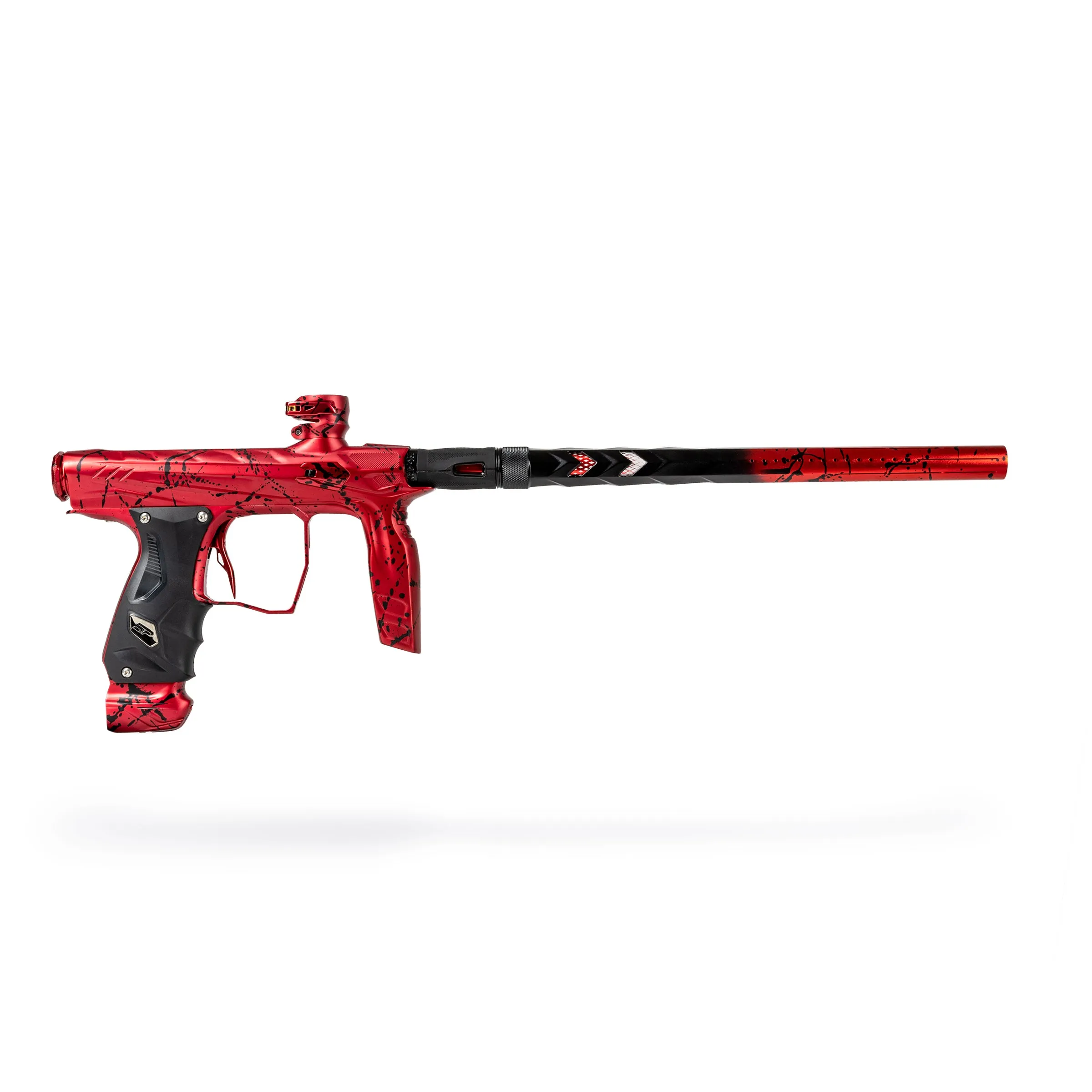 LAZR Elite Fossil Barrel Kit - 15 Red/Black Splash - Colored Inserts - Cocker Threads