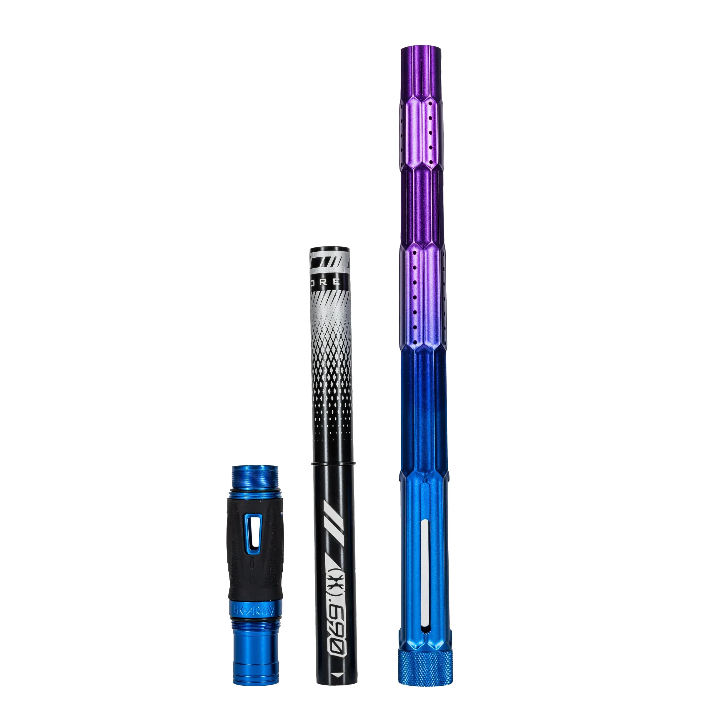 LAZR Elite Fractal Barrel Kit - 15 Blue/Purple Black Inserts - Cocker Threads