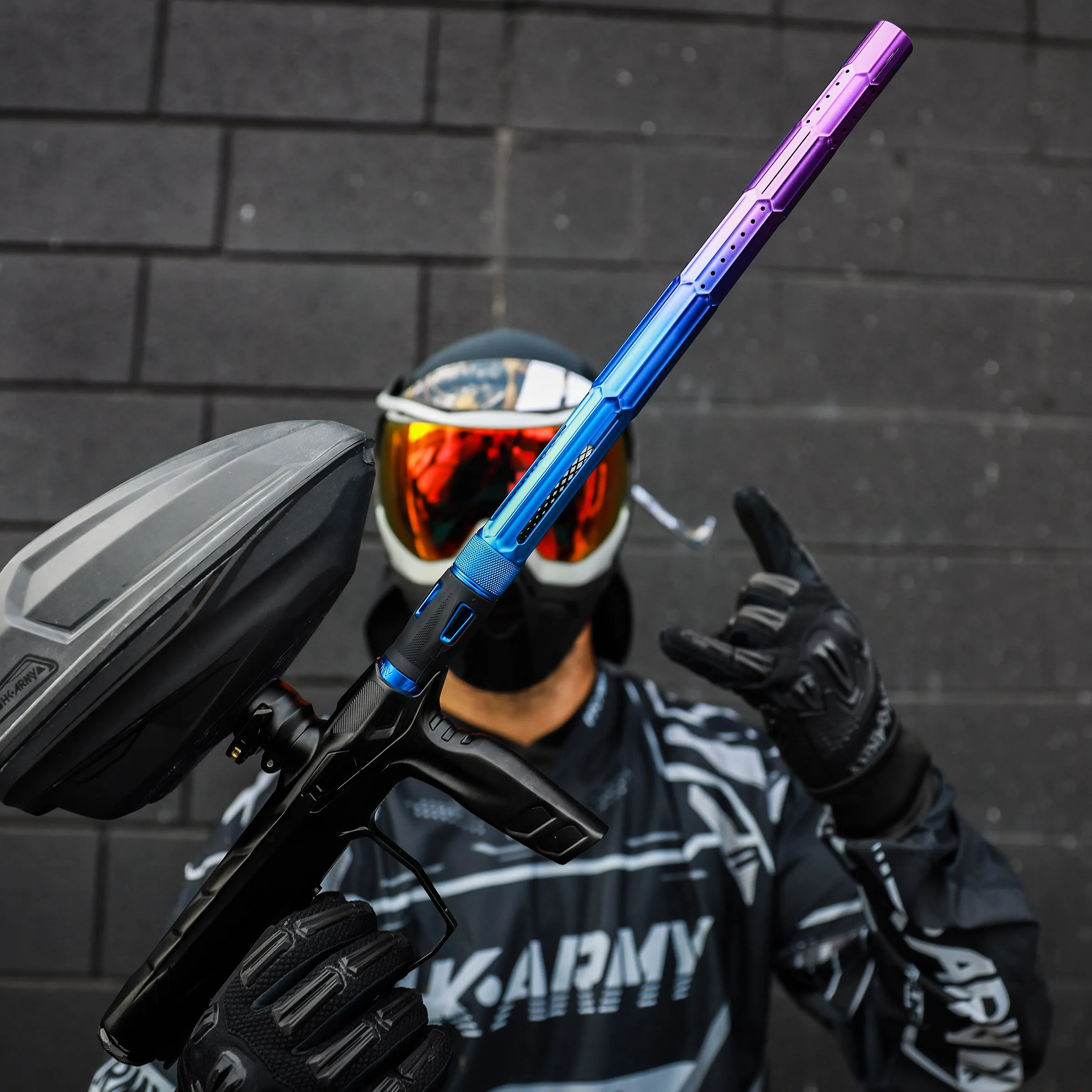 LAZR Elite Fractal Barrel Kit - 15 Blue/Purple Black Inserts - Cocker Threads