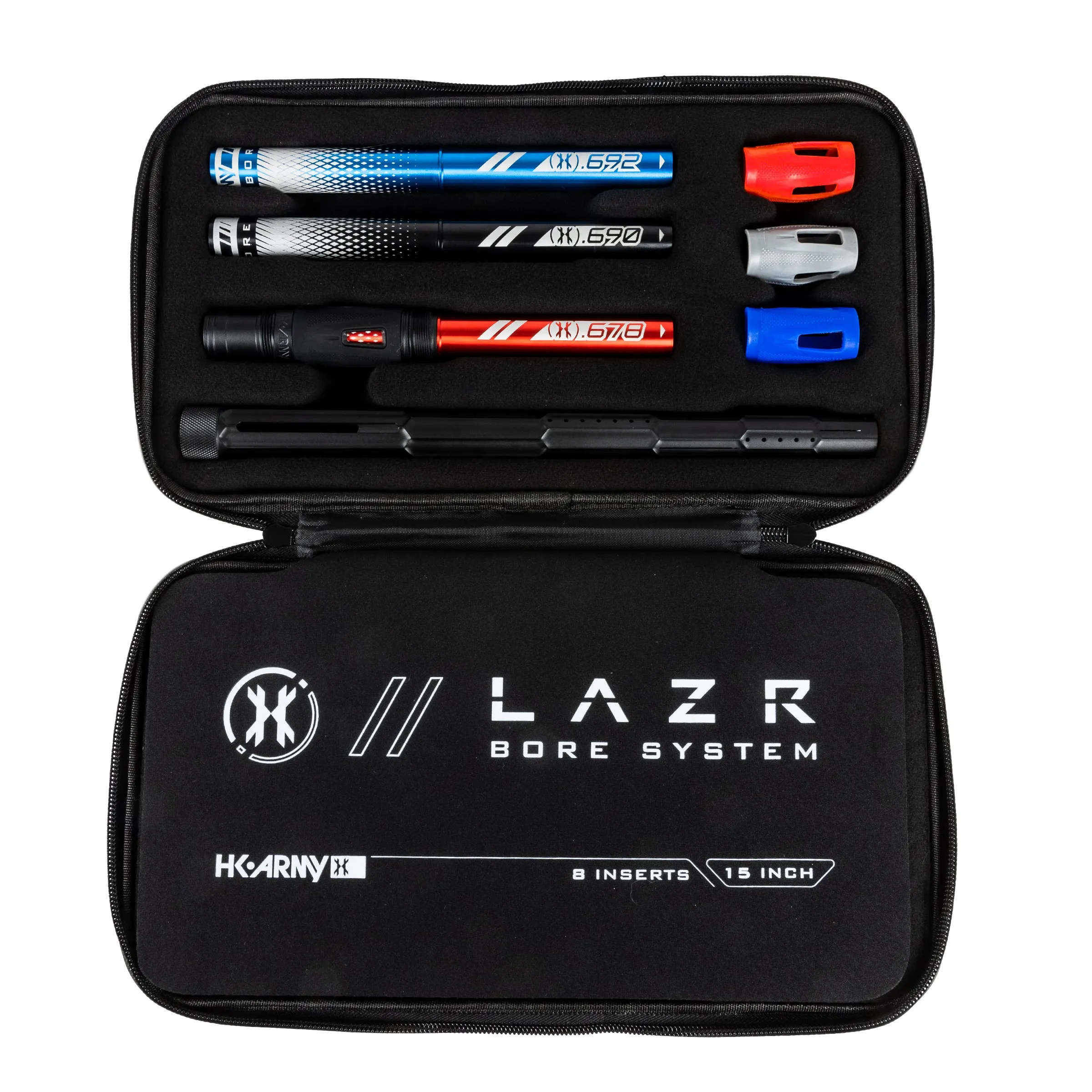 LAZR Elite Fractal Barrel Kit - 15 Dust Black/Colored Inserts - Cocker Threads