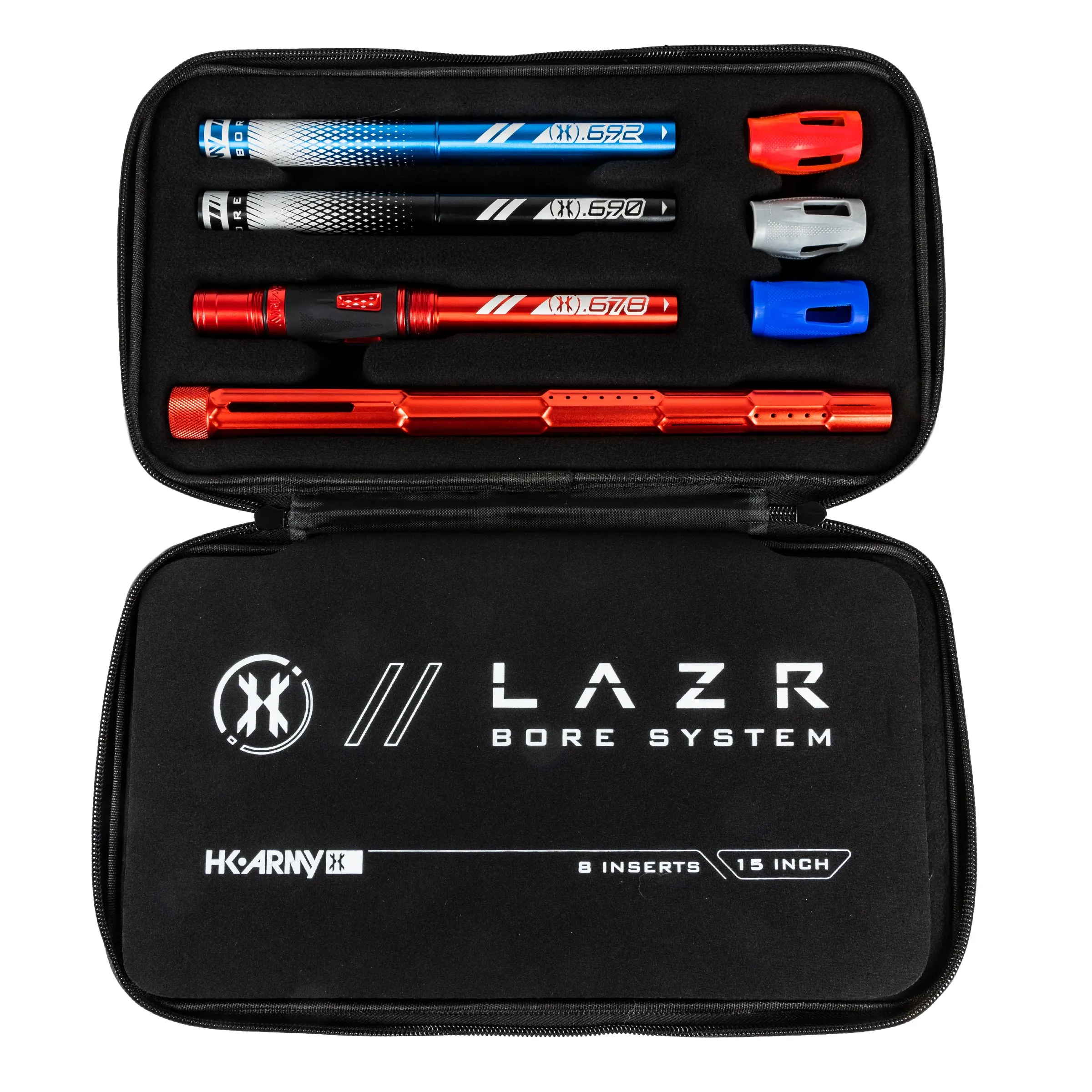 LAZR Elite Fractal Barrel Kit - 15 Dust Red/Colored Inserts - Cocker Threads