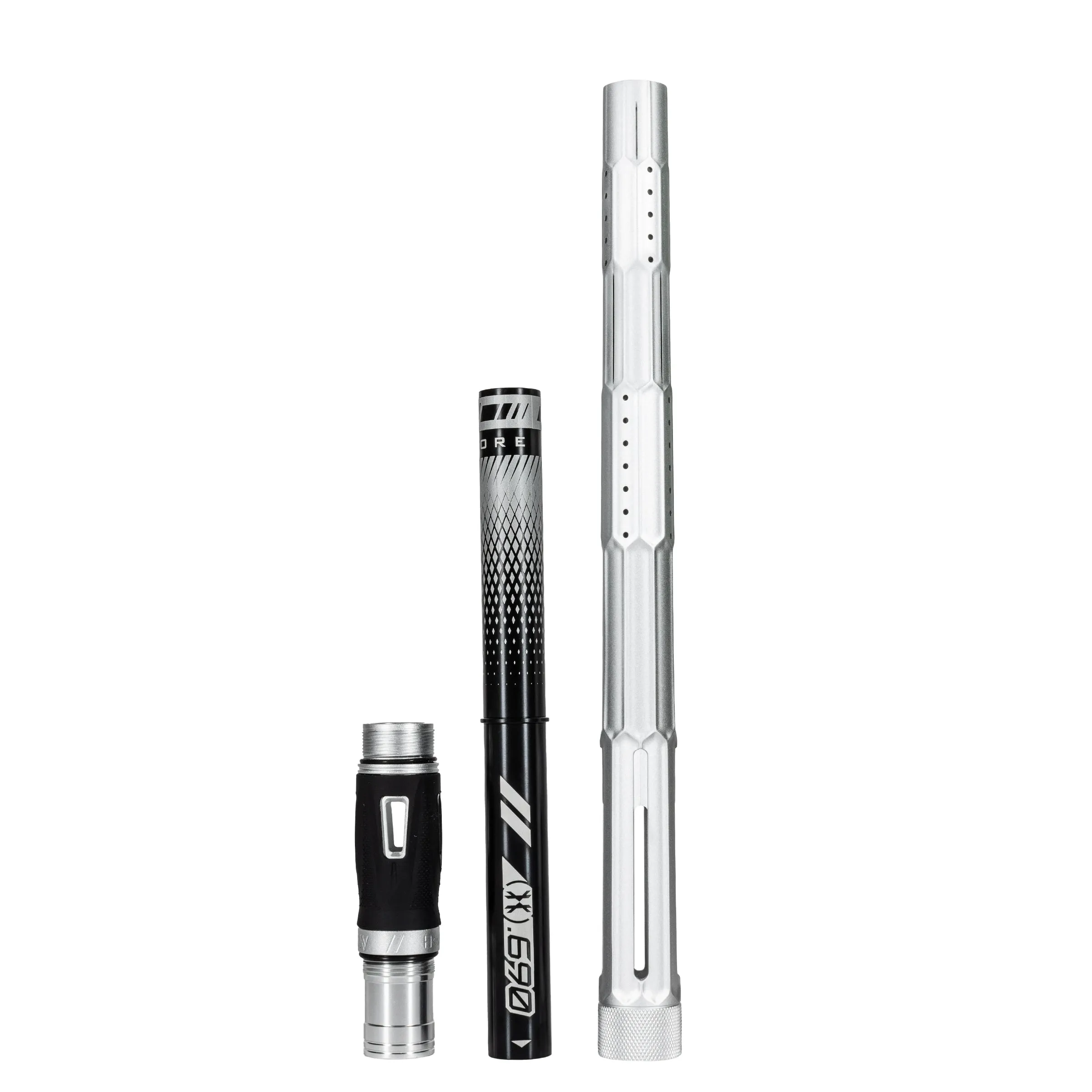 LAZR Elite Fractal Barrel Kit - 15 Dust Silver/Black Inserts - Cocker Threads