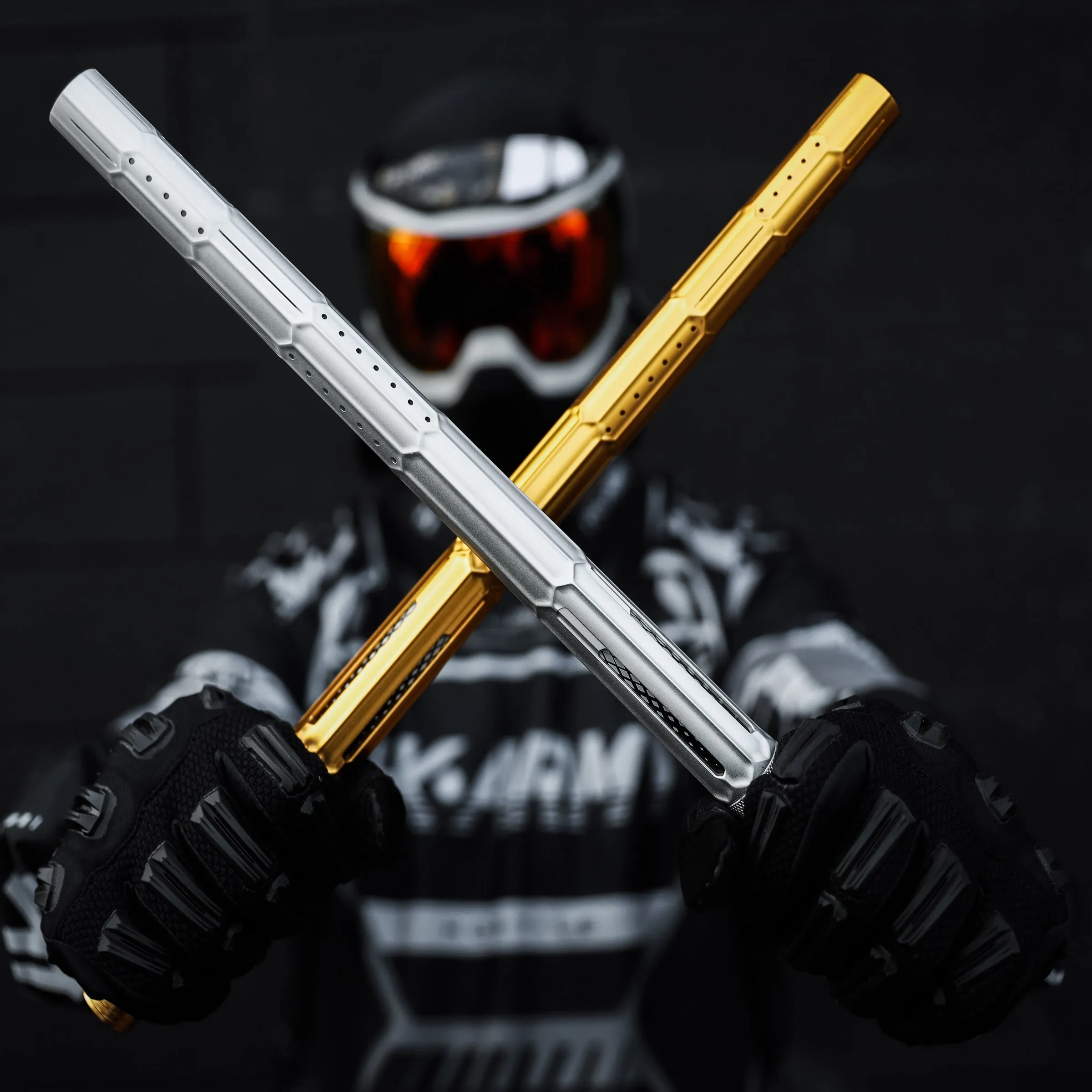 LAZR Elite Fractal Barrel Kit - 15 Dust Silver/Black Inserts - Cocker Threads