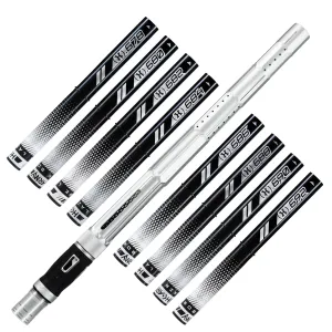 LAZR Elite Fractal Barrel Kit - 15 Dust Silver/Black Inserts - Cocker Threads
