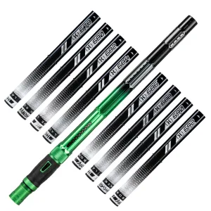 LAZR Elite Fractal Barrel Kit - 15 Green/Black Black Inserts - Cocker Threads