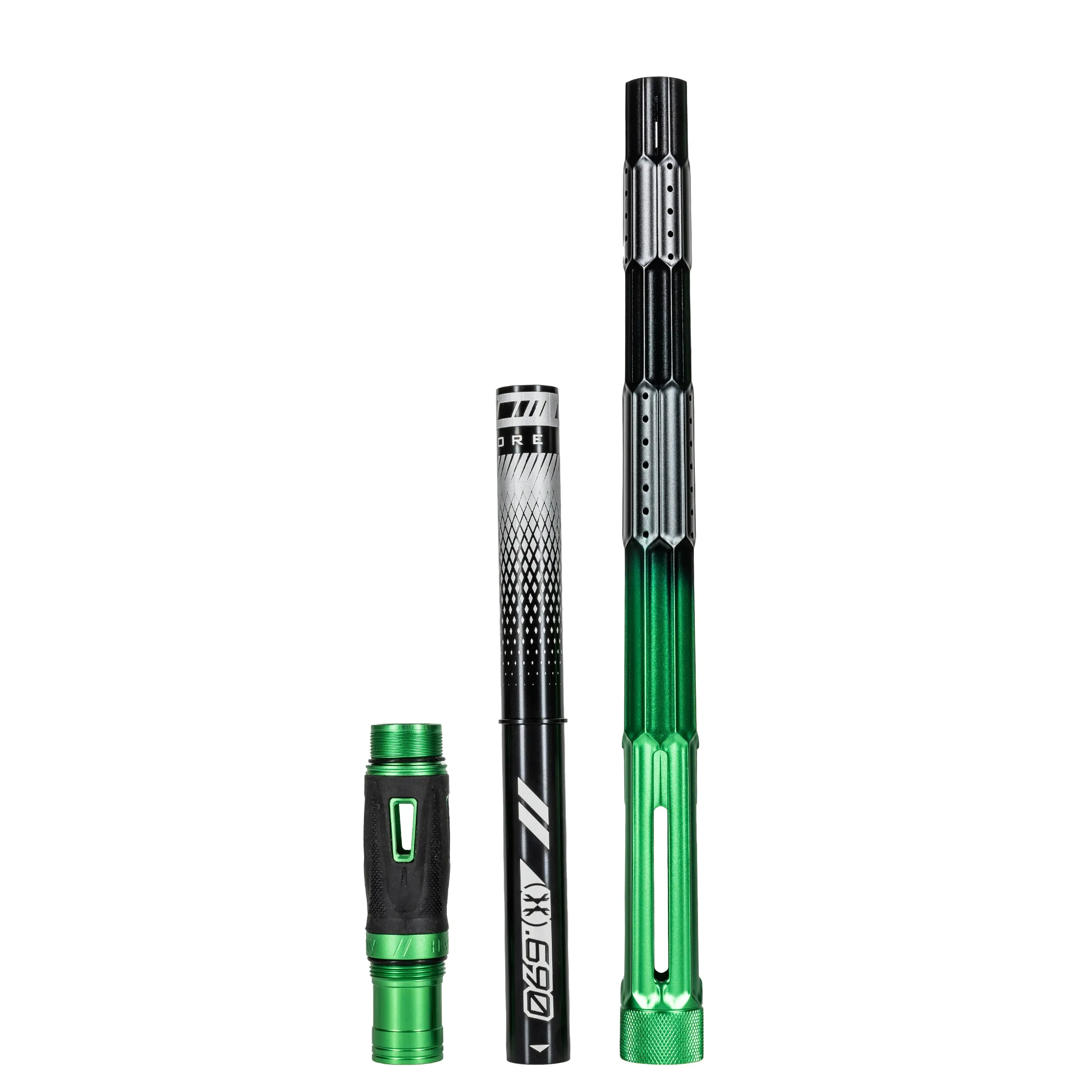 LAZR Elite Fractal Barrel Kit - 15 Green/Black Black Inserts - Cocker Threads