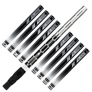 LAZR Elite Nexus Barrel Kit - 15 Black/Silver Fade - Black Inserts - Cocker Threads