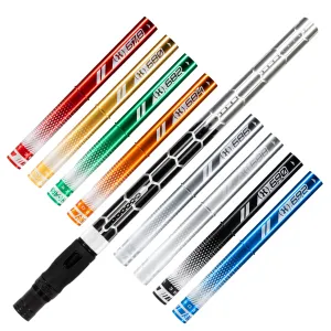 LAZR Elite Nexus Barrel Kit - 15 Black/Silver Fade - Colored Inserts - Cocker Threads