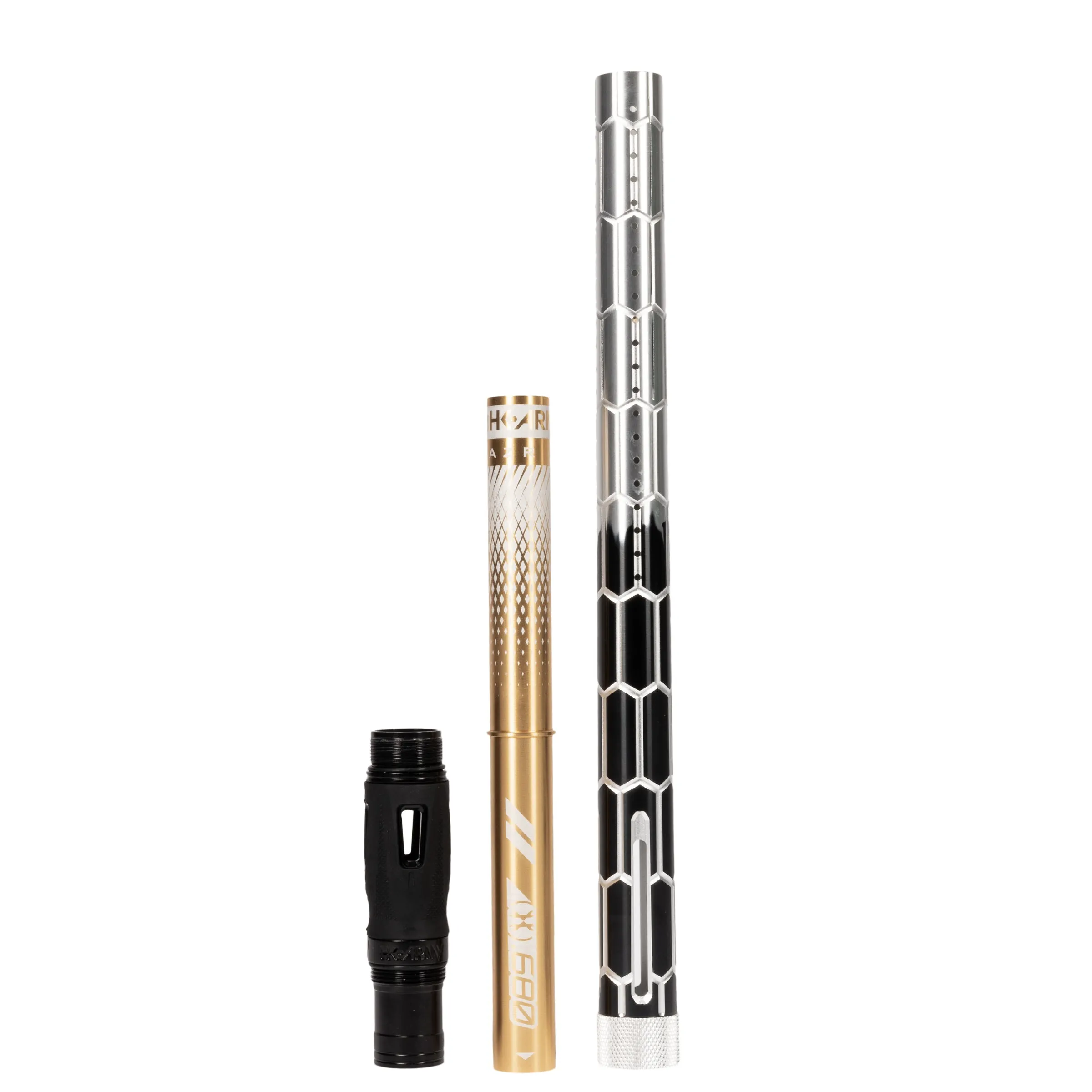 LAZR Elite Nexus Barrel Kit - 15 Black/Silver Fade - Colored Inserts - Cocker Threads