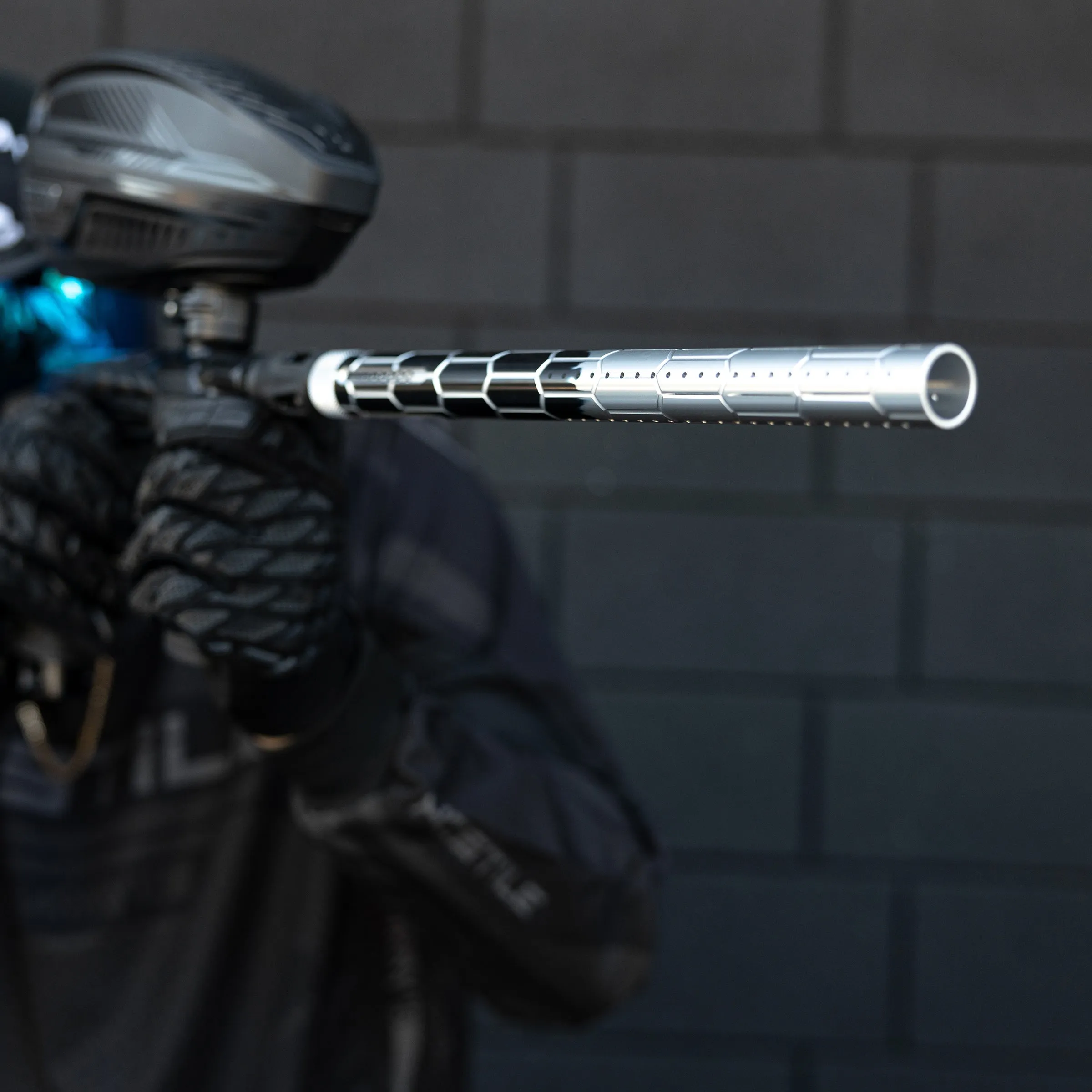 LAZR Elite Nexus Barrel Kit - 15 Black/Silver Fade - Colored Inserts - Cocker Threads