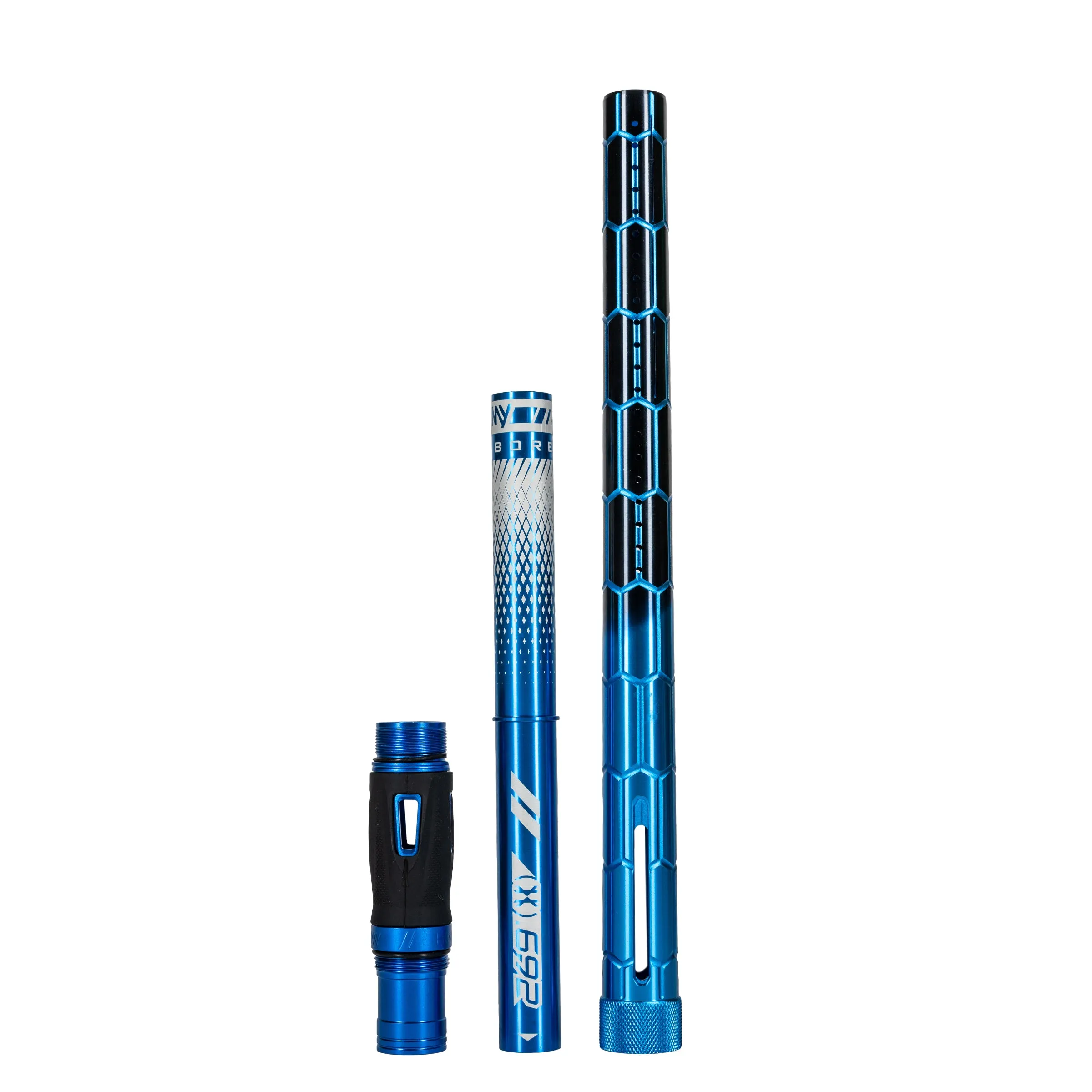 LAZR Elite Nexus Barrel Kit - 15 Blue/Black Colored Inserts - Cocker Threads