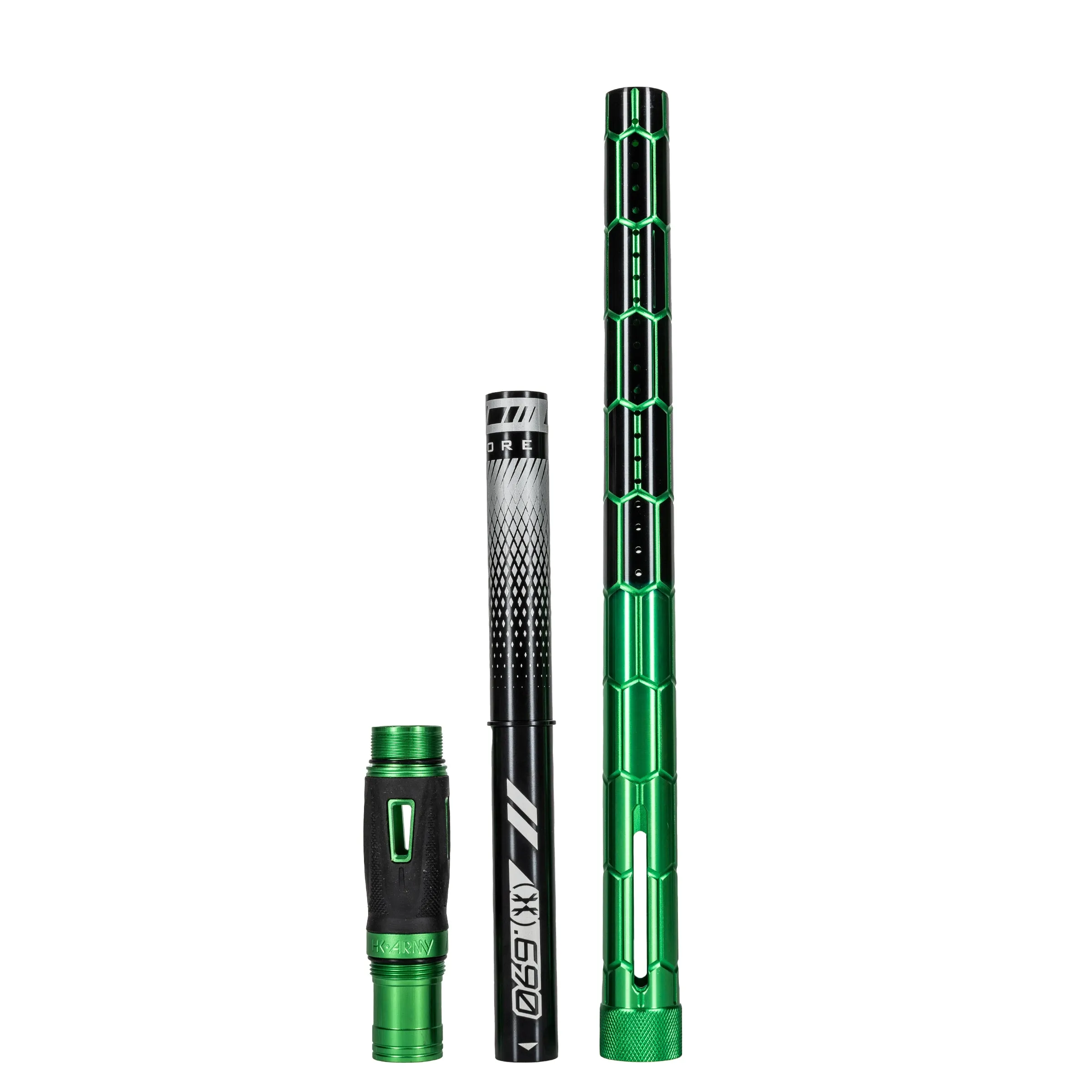 LAZR Elite Nexus Barrel Kit - 15 Green/Black Black Inserts - Cocker Threads
