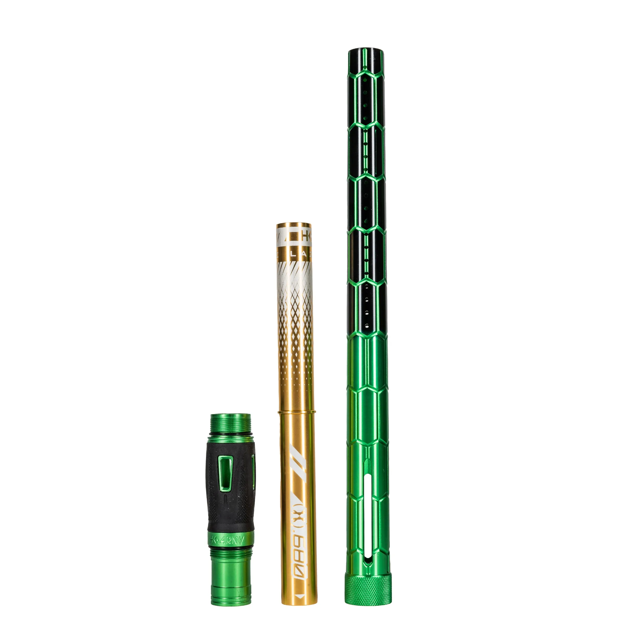 LAZR Elite Nexus Barrel Kit - 15 Green/Black Colored Inserts - Cocker Threads