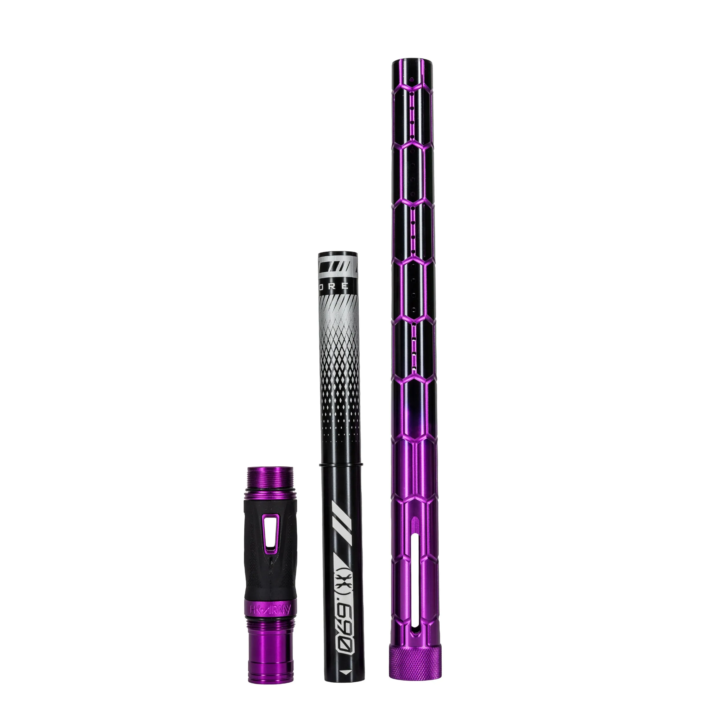 LAZR Elite Nexus Barrel Kit - 15 Purple/Black Black Inserts - Cocker Threads
