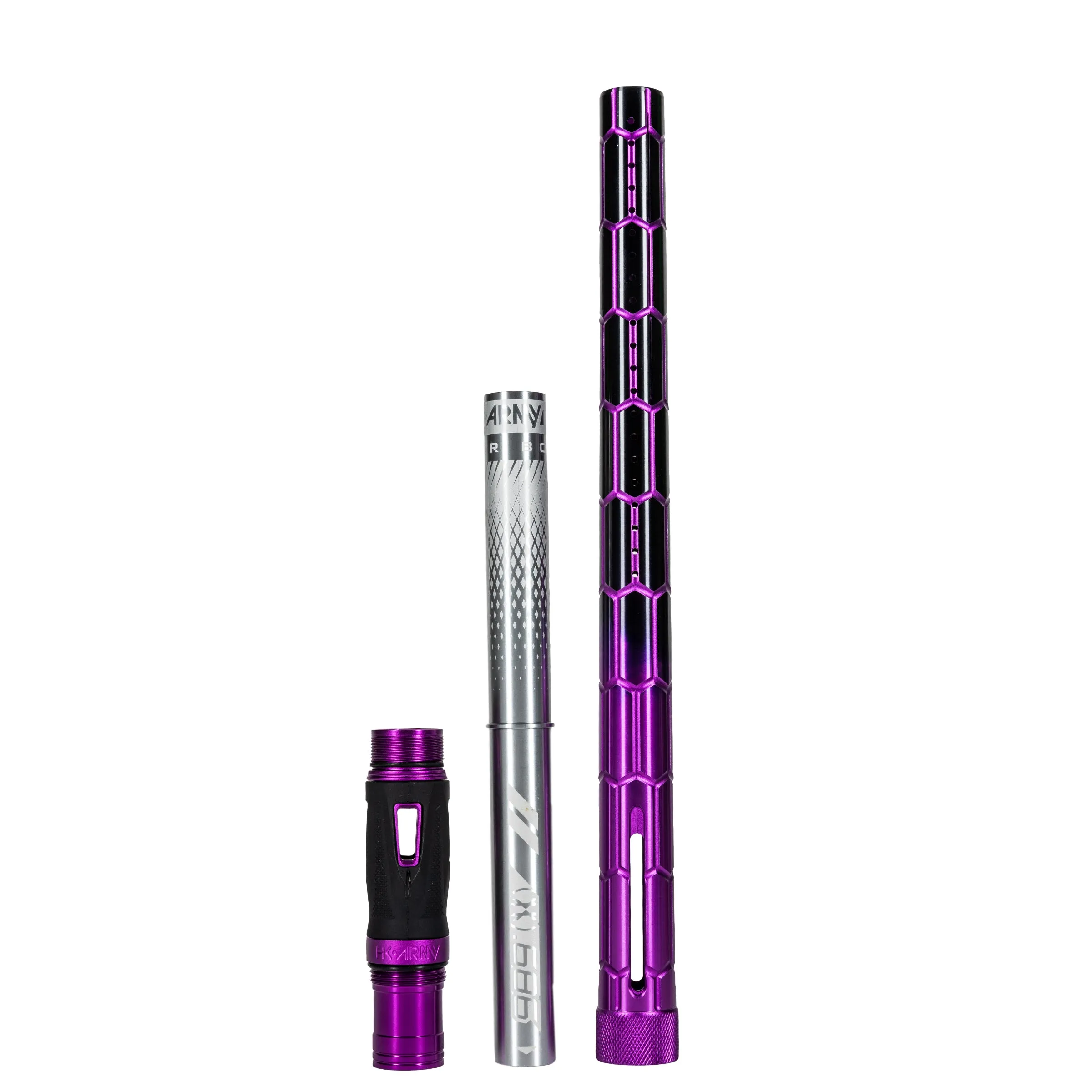 LAZR Elite Nexus Barrel Kit - 15 Purple/Black Colored Inserts - Cocker Threads
