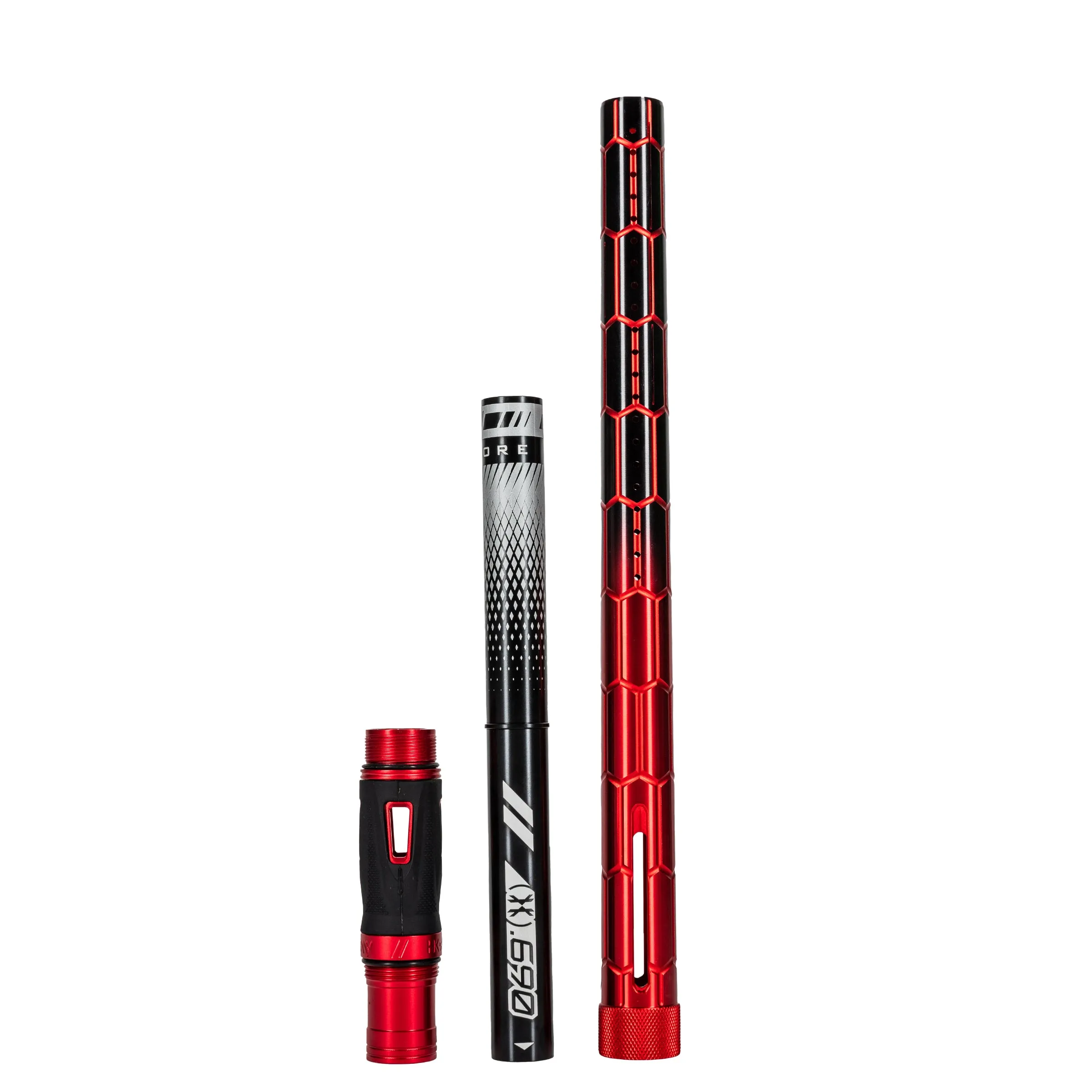 LAZR Elite Nexus Barrel Kit - 15 Red/Black Black Inserts - Cocker Threads