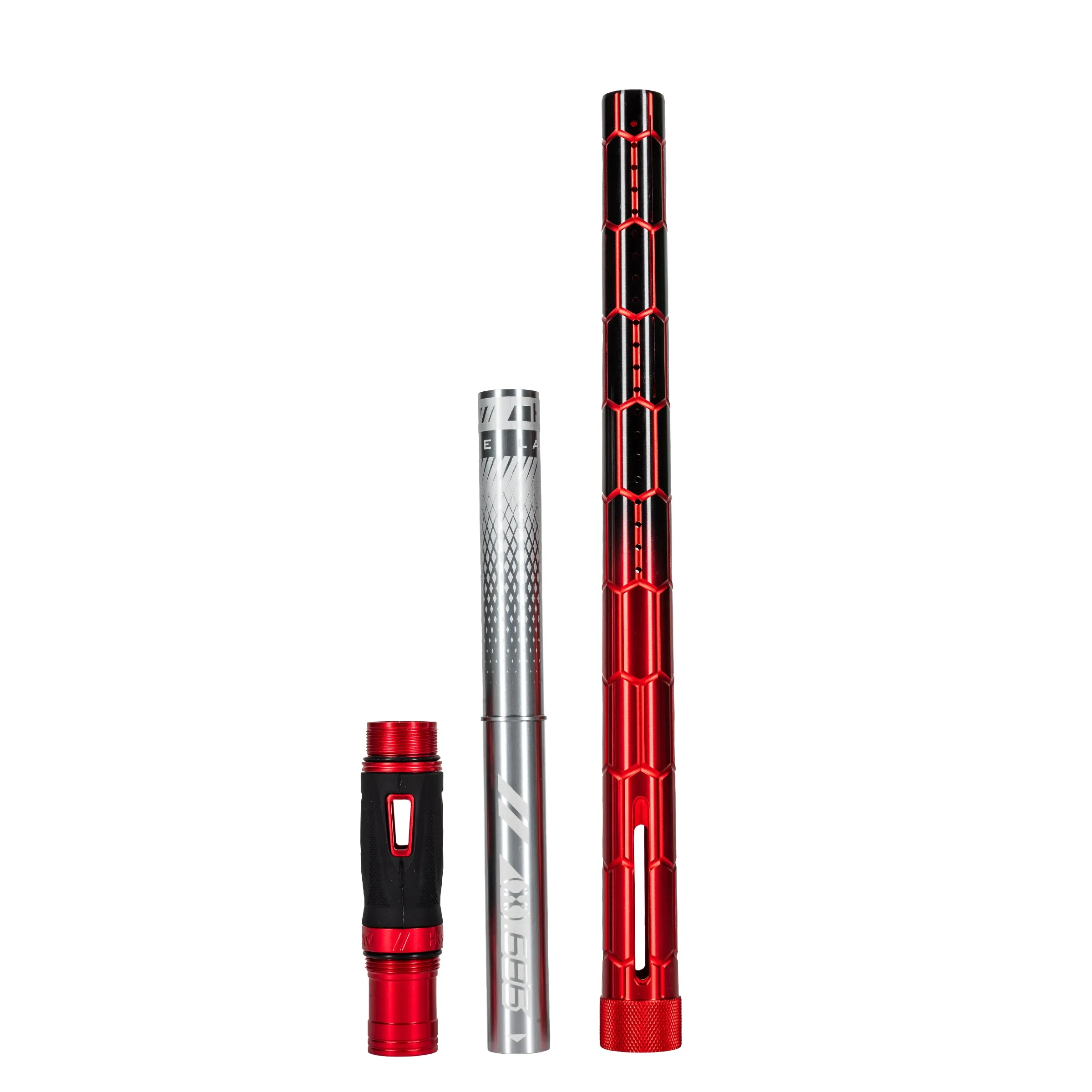 LAZR Elite Nexus Barrel Kit - 15 Red/Black Colored Inserts - Cocker Threads