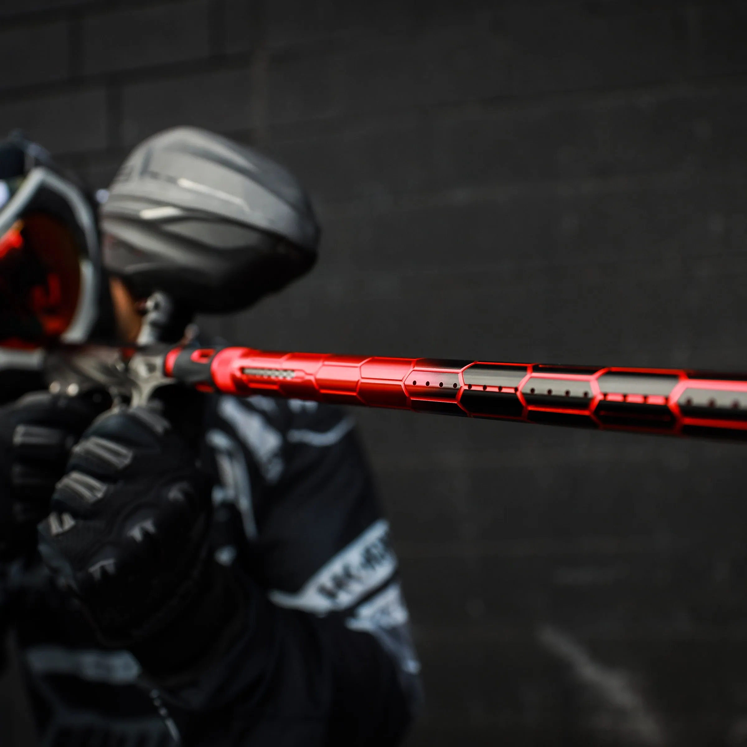 LAZR Elite Nexus Barrel Kit - 15 Red/Black Colored Inserts - Cocker Threads