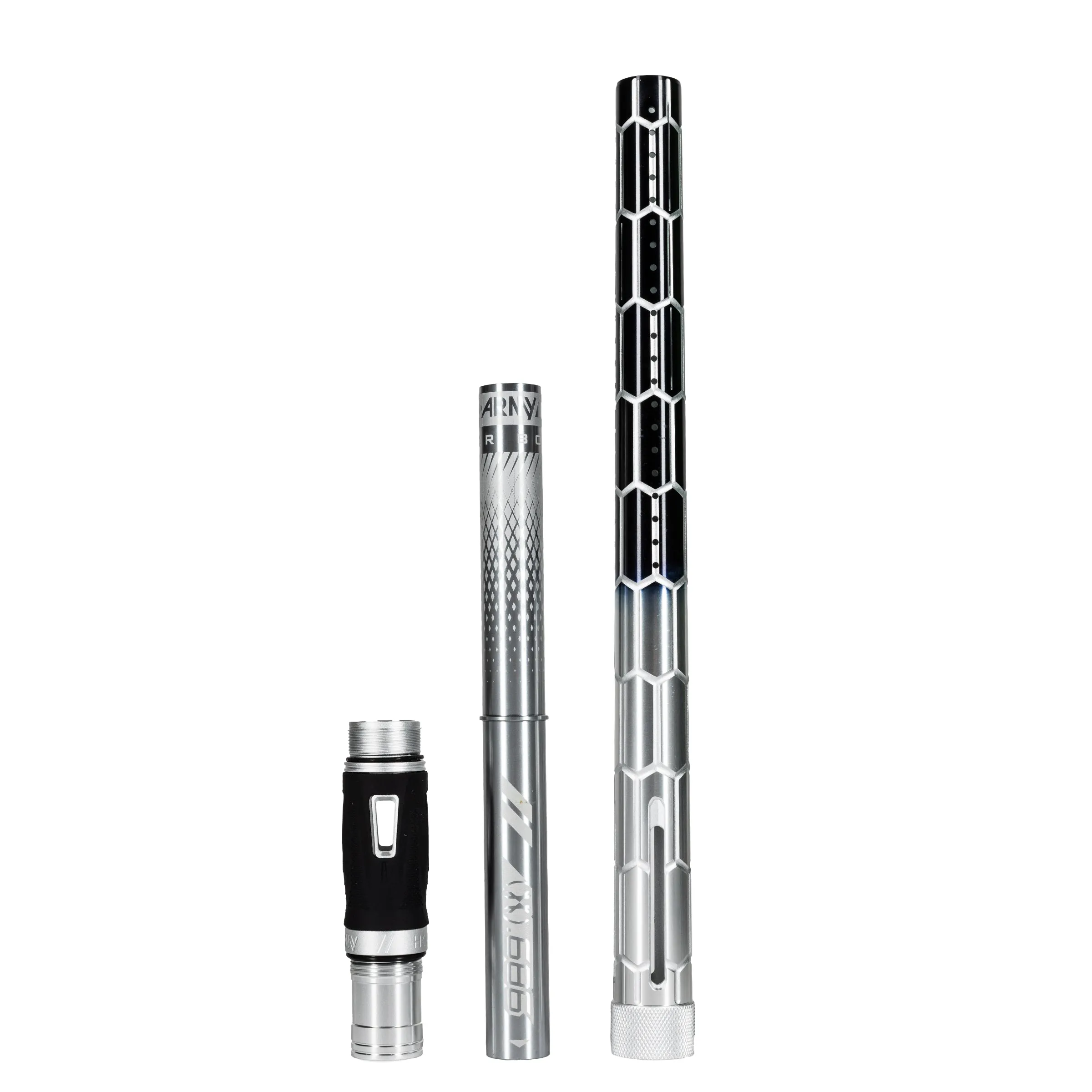 LAZR Elite Nexus Barrel Kit - 15 Silver/Black Colored Inserts - Cocker Threads