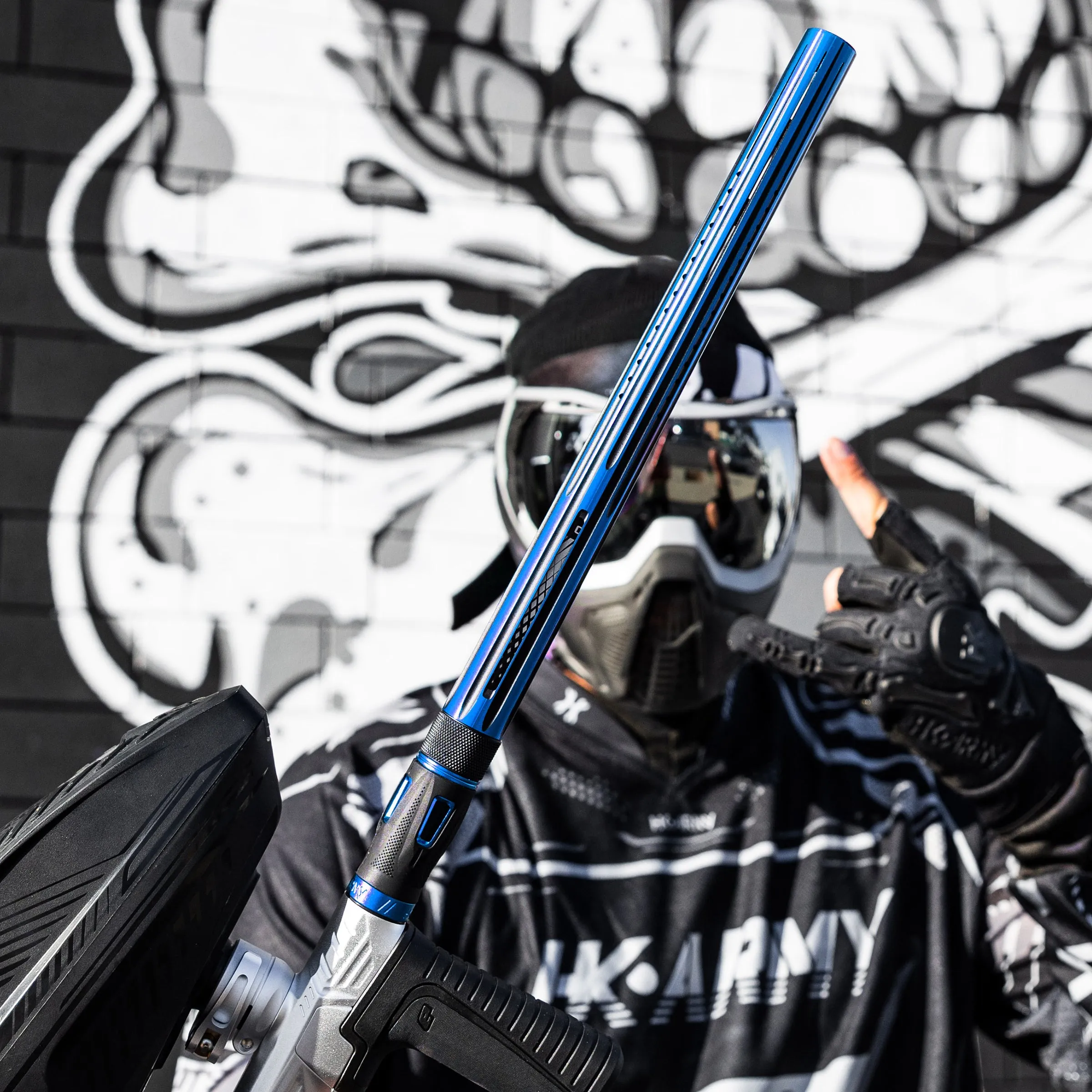 LAZR Elite Nova Barrel Kit - 15 Blue/Black - Black Inserts - Cocker Threads