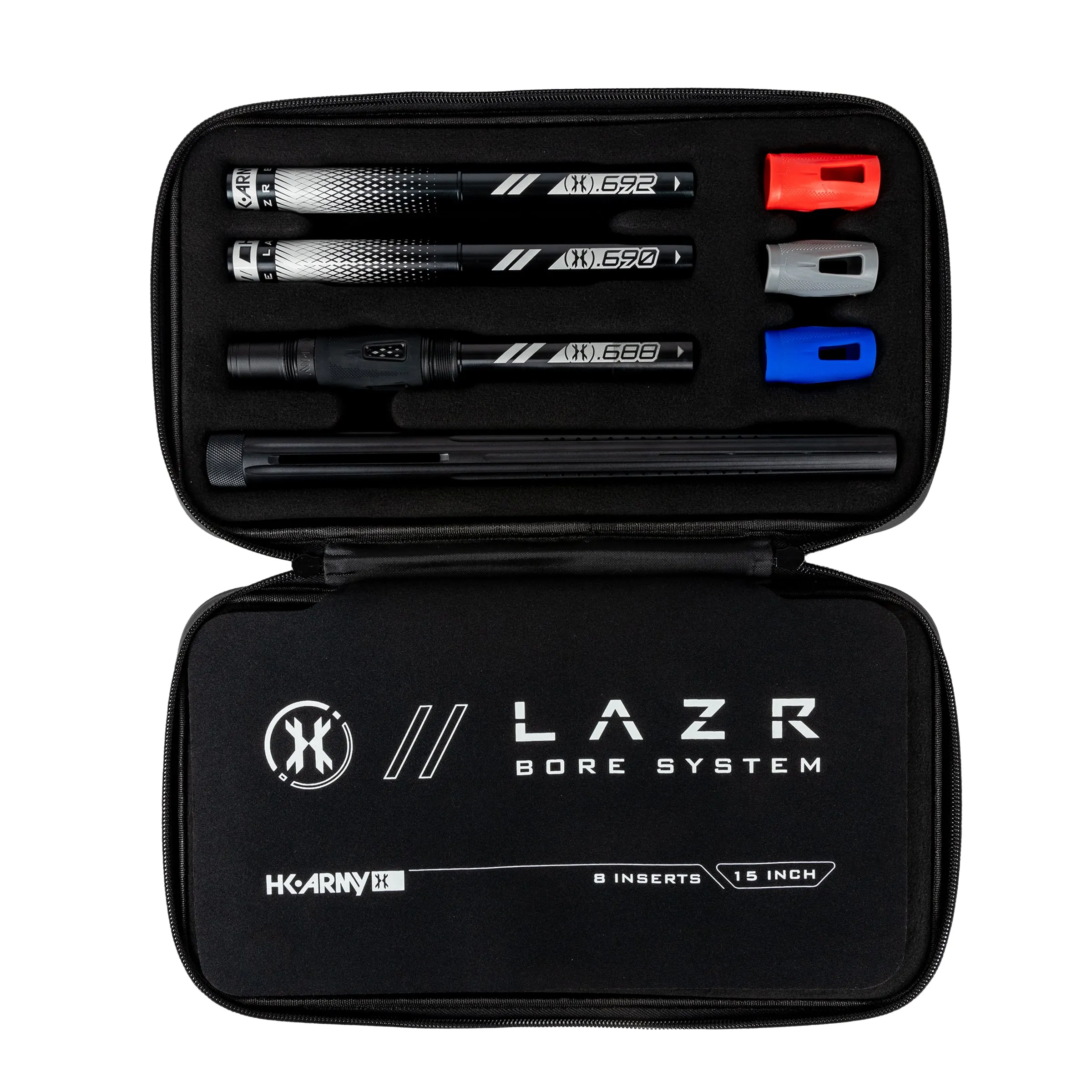 LAZR Elite Nova Barrel Kit - 15 Dust Black - Black Inserts - Cocker Threads